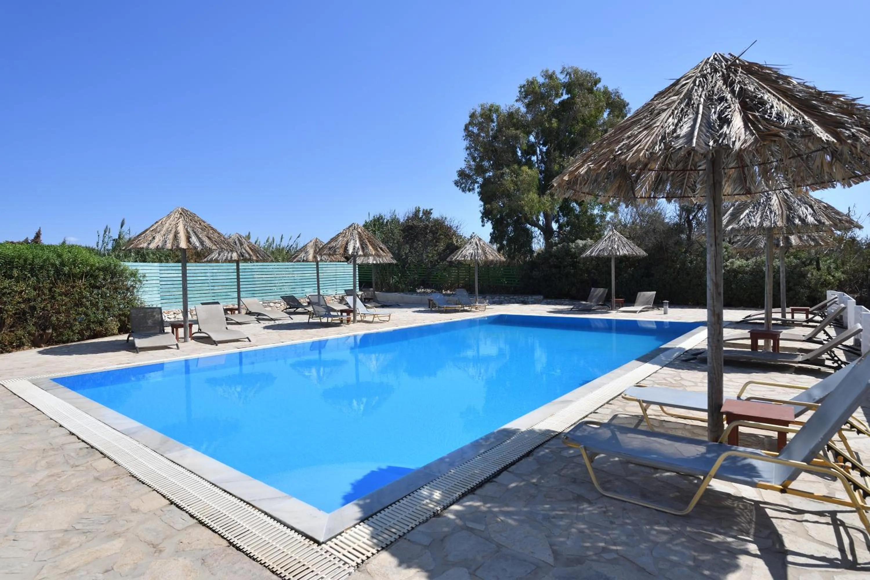 Swimming pool in Surfing Beach Village Paros