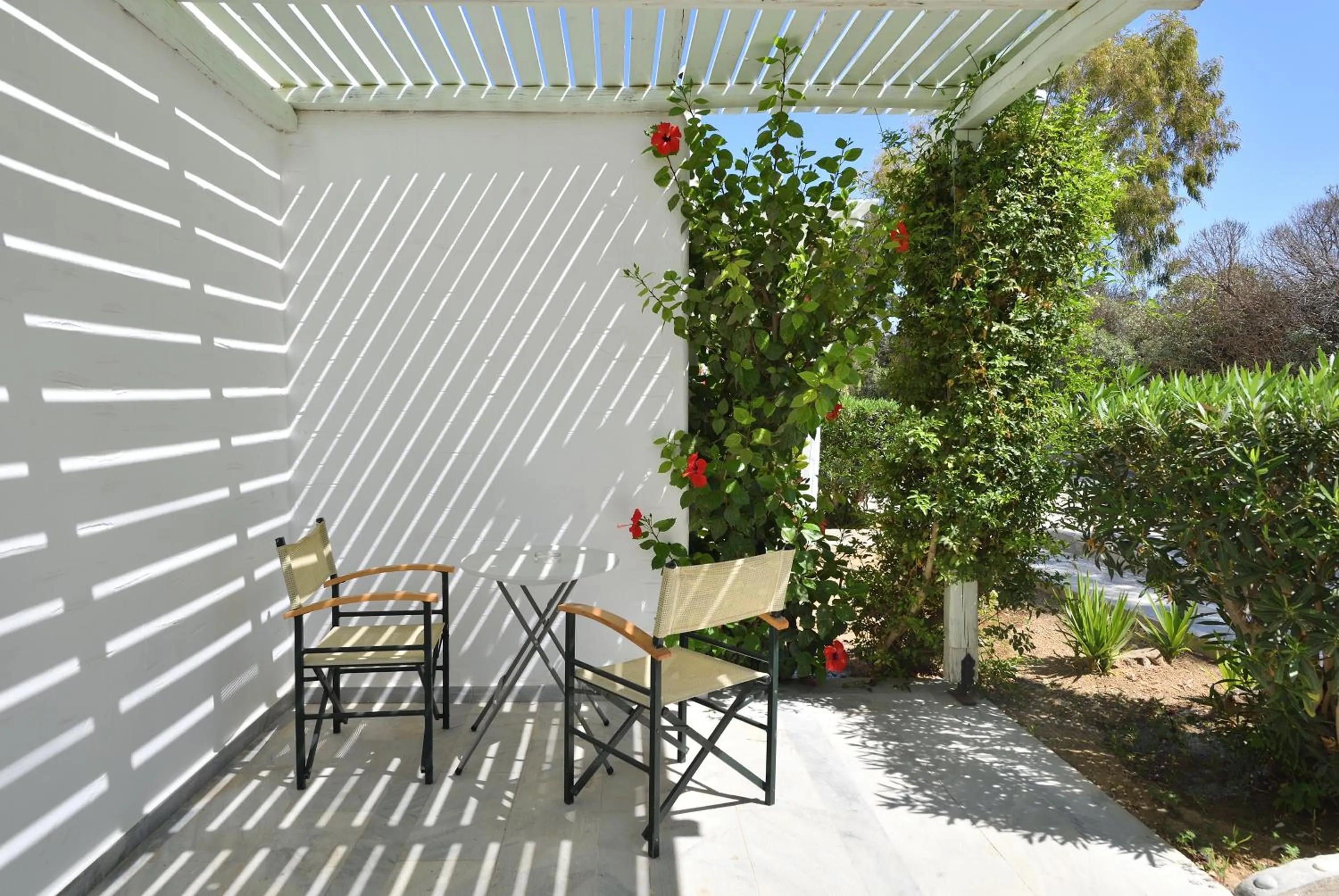 Balcony/Terrace in Surfing Beach Village Paros