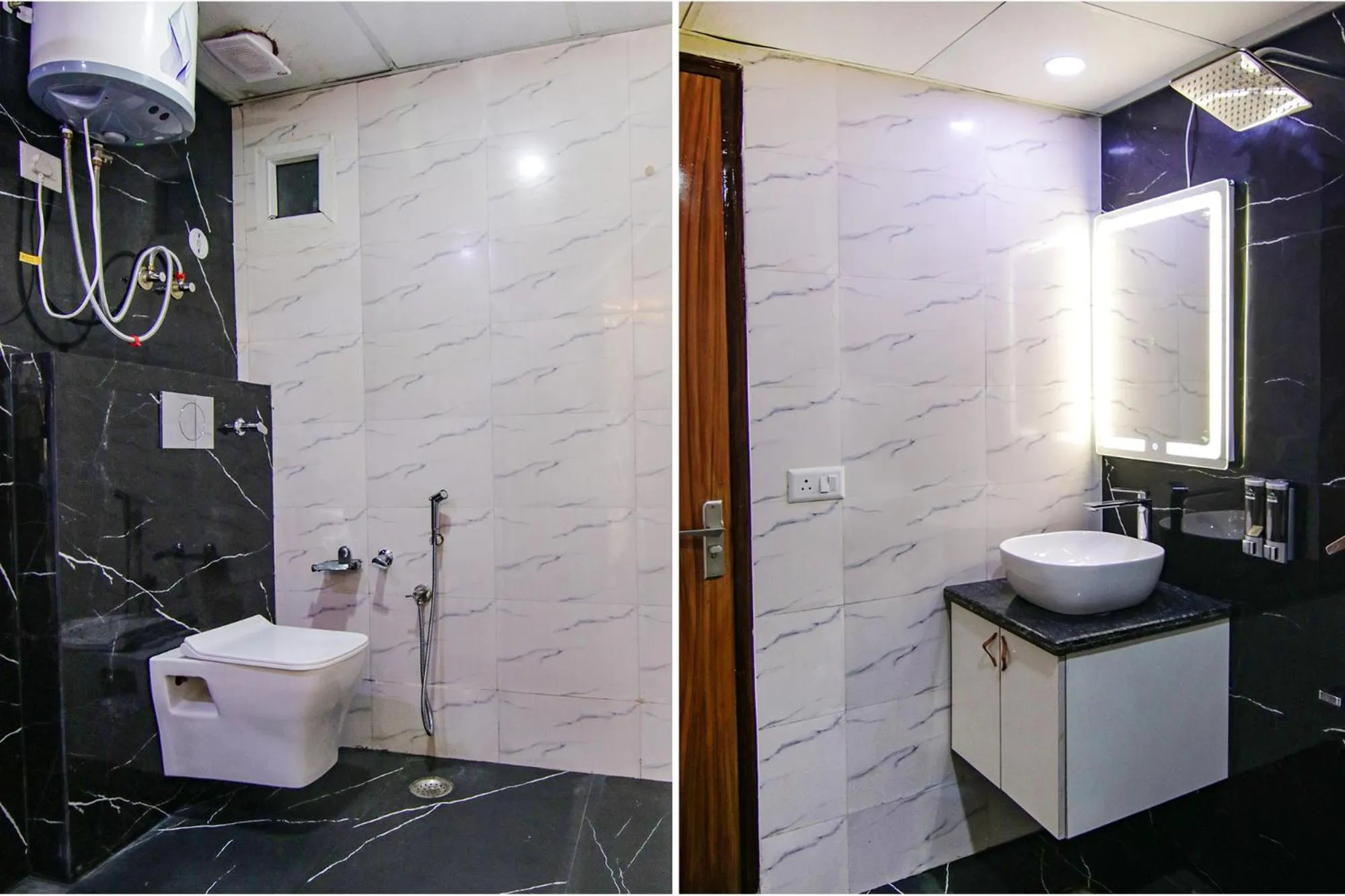 Bathroom in FabHotel Satyam International