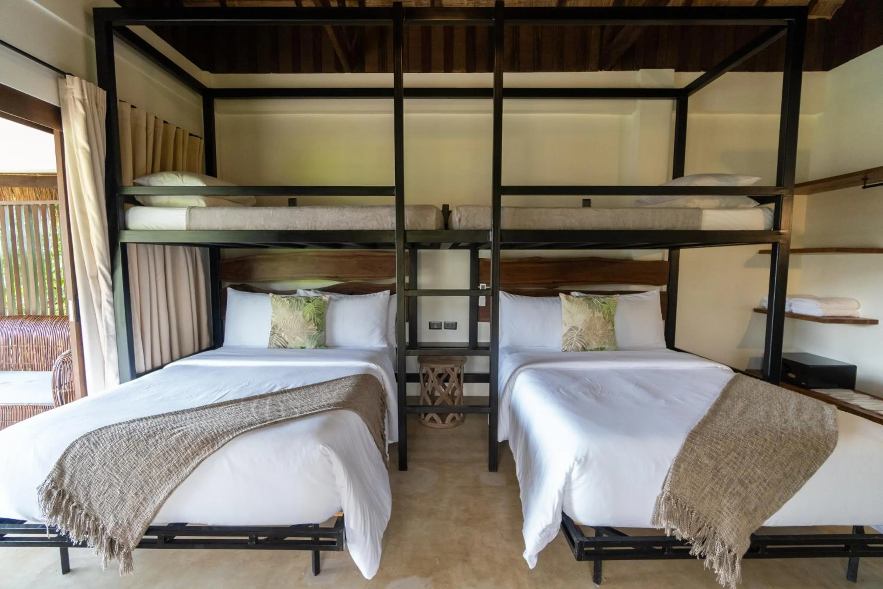 Bed in La Joya Farm Resort & Spa