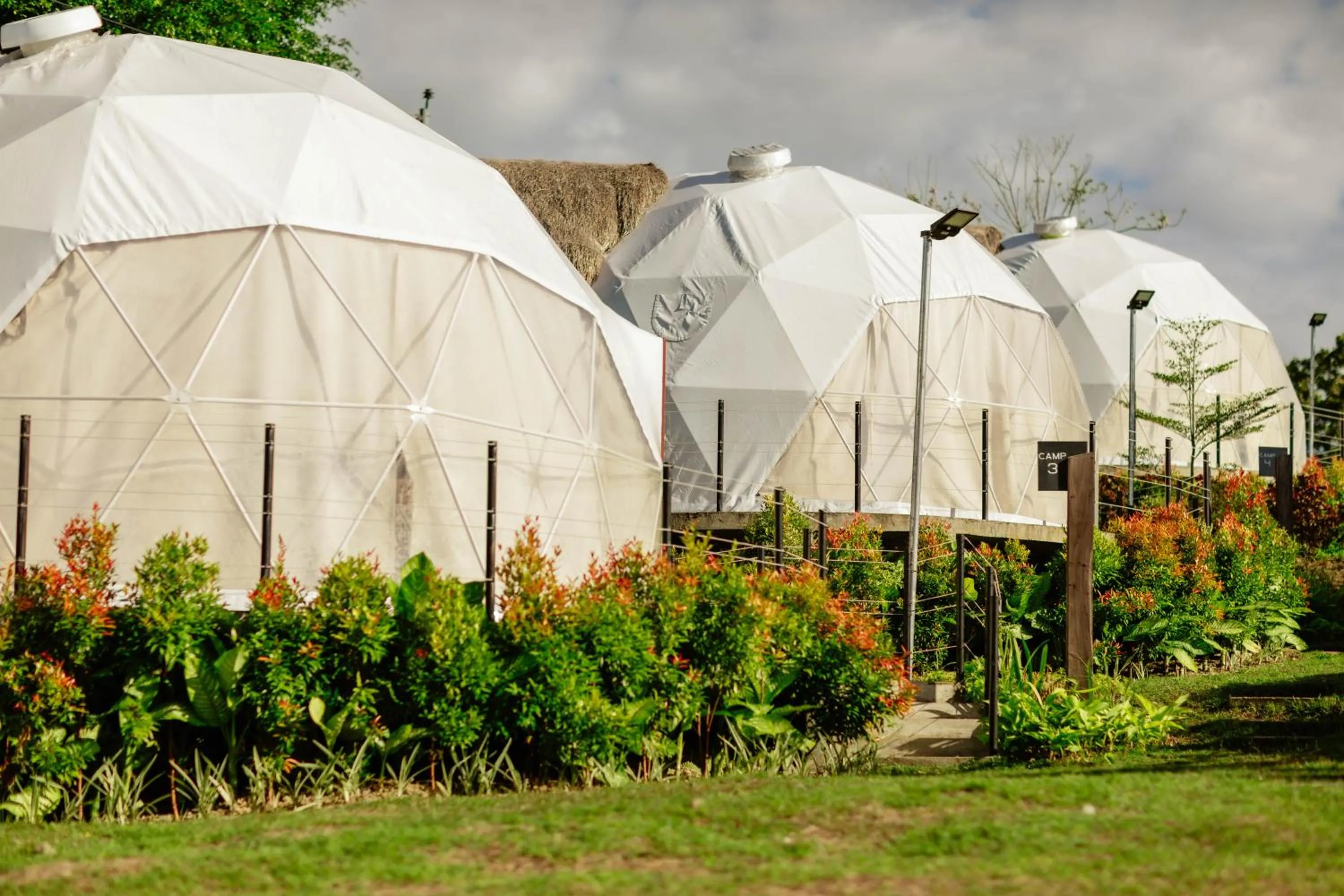 Garden view in La Joya Farm Resort & Spa