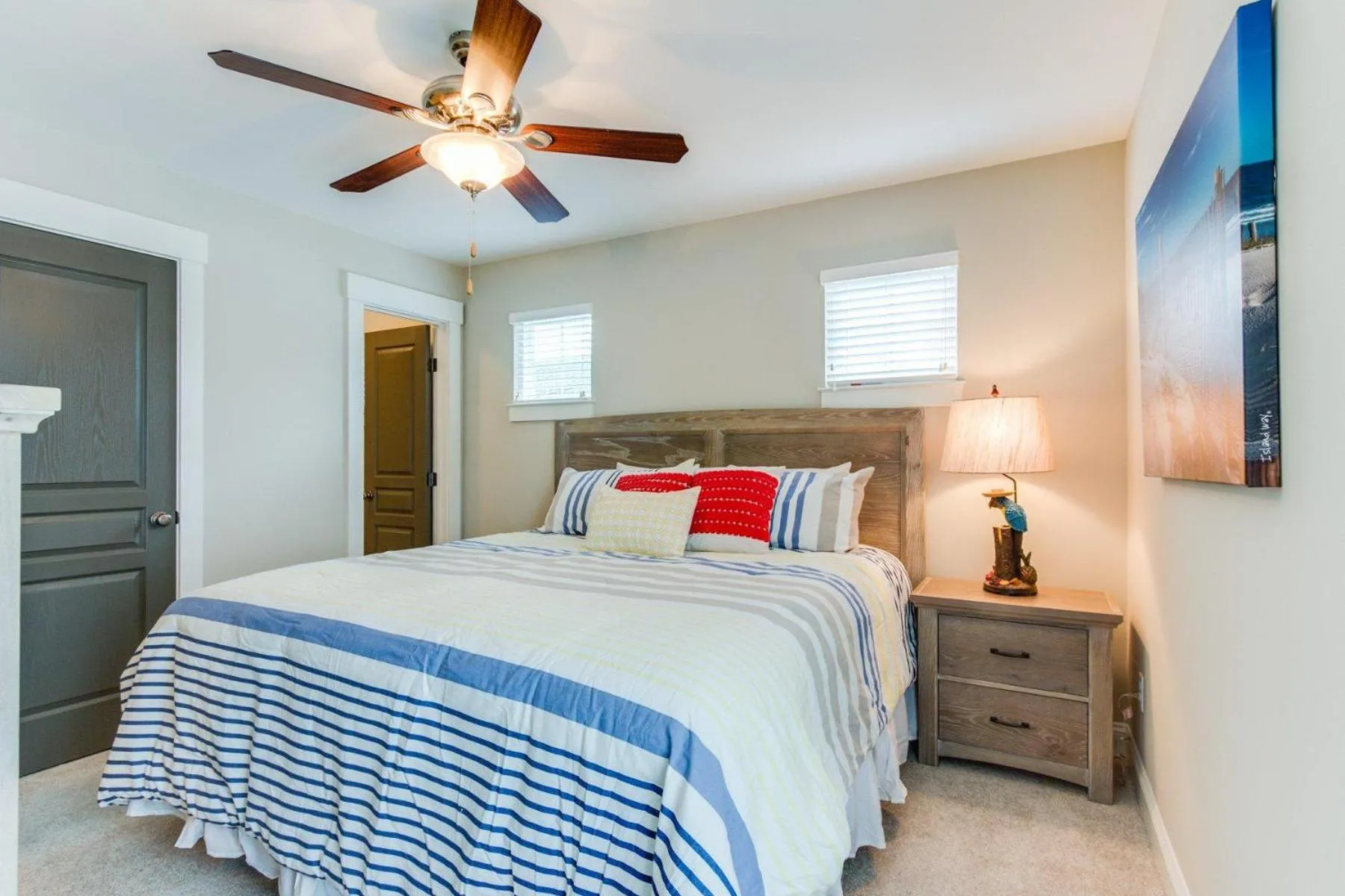 Bed in 404B The Princess Anne House