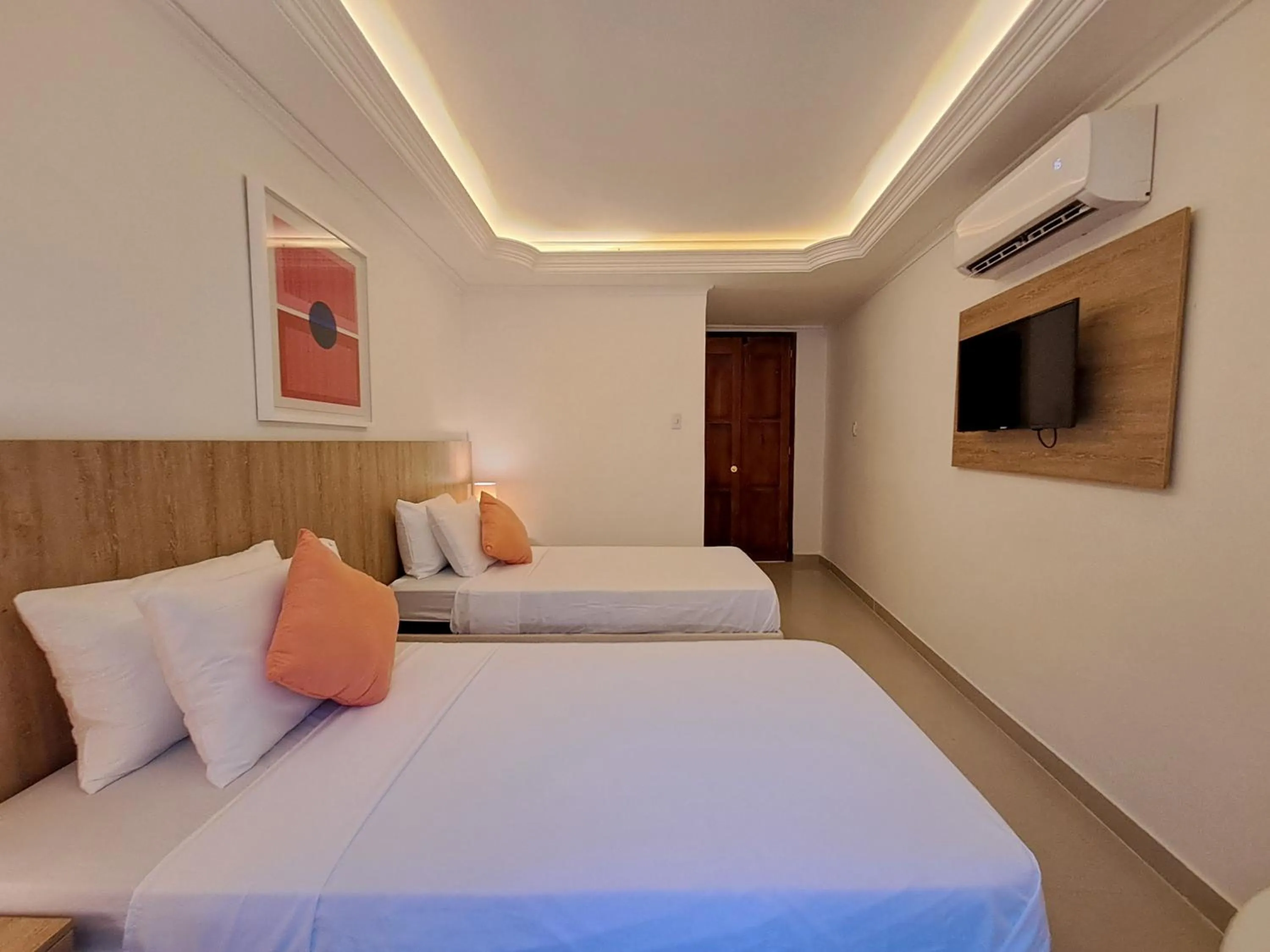 Bed in Hotel Casa Agustina