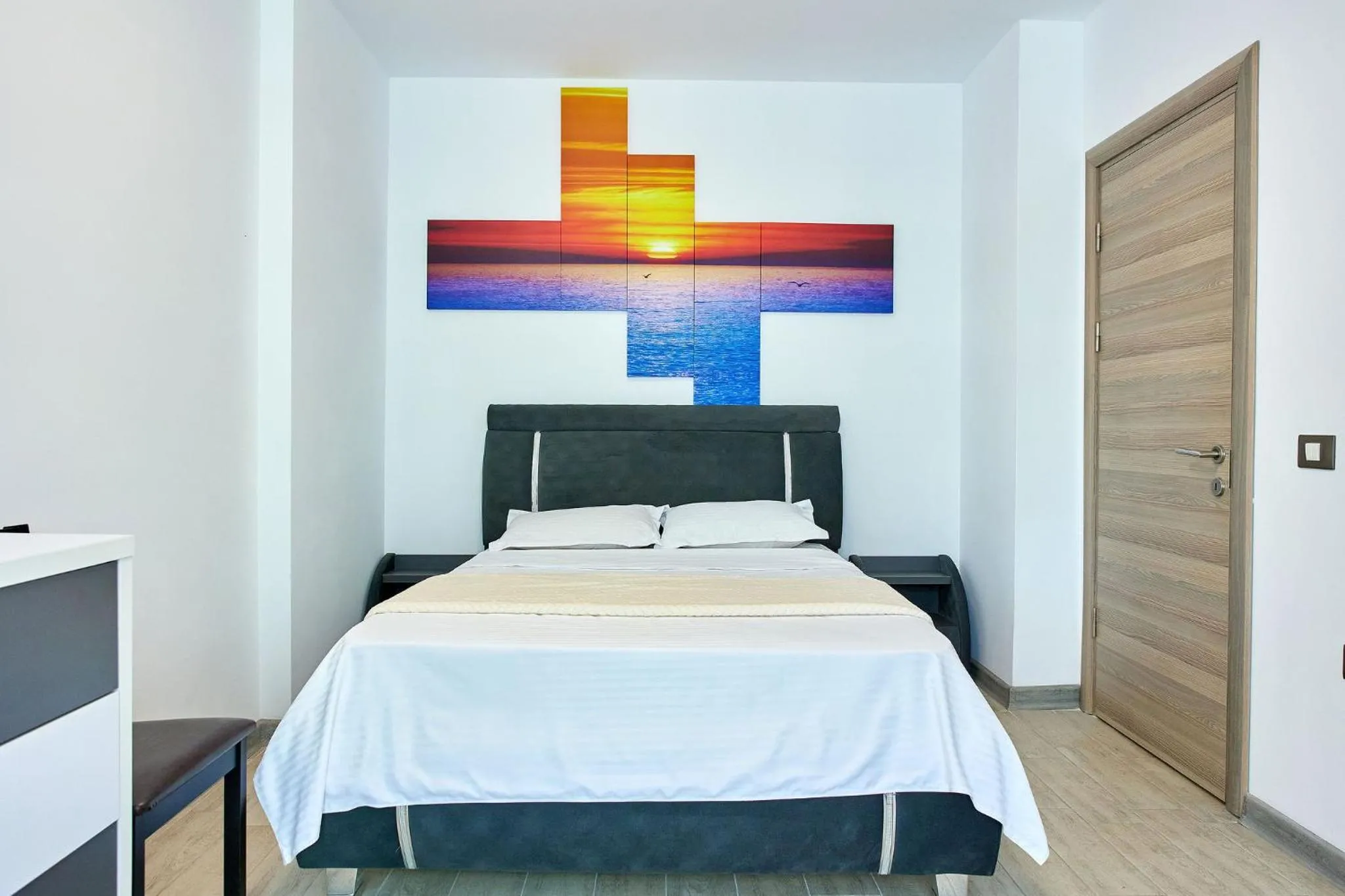 Bed in Apartamente Miramare by Alz
