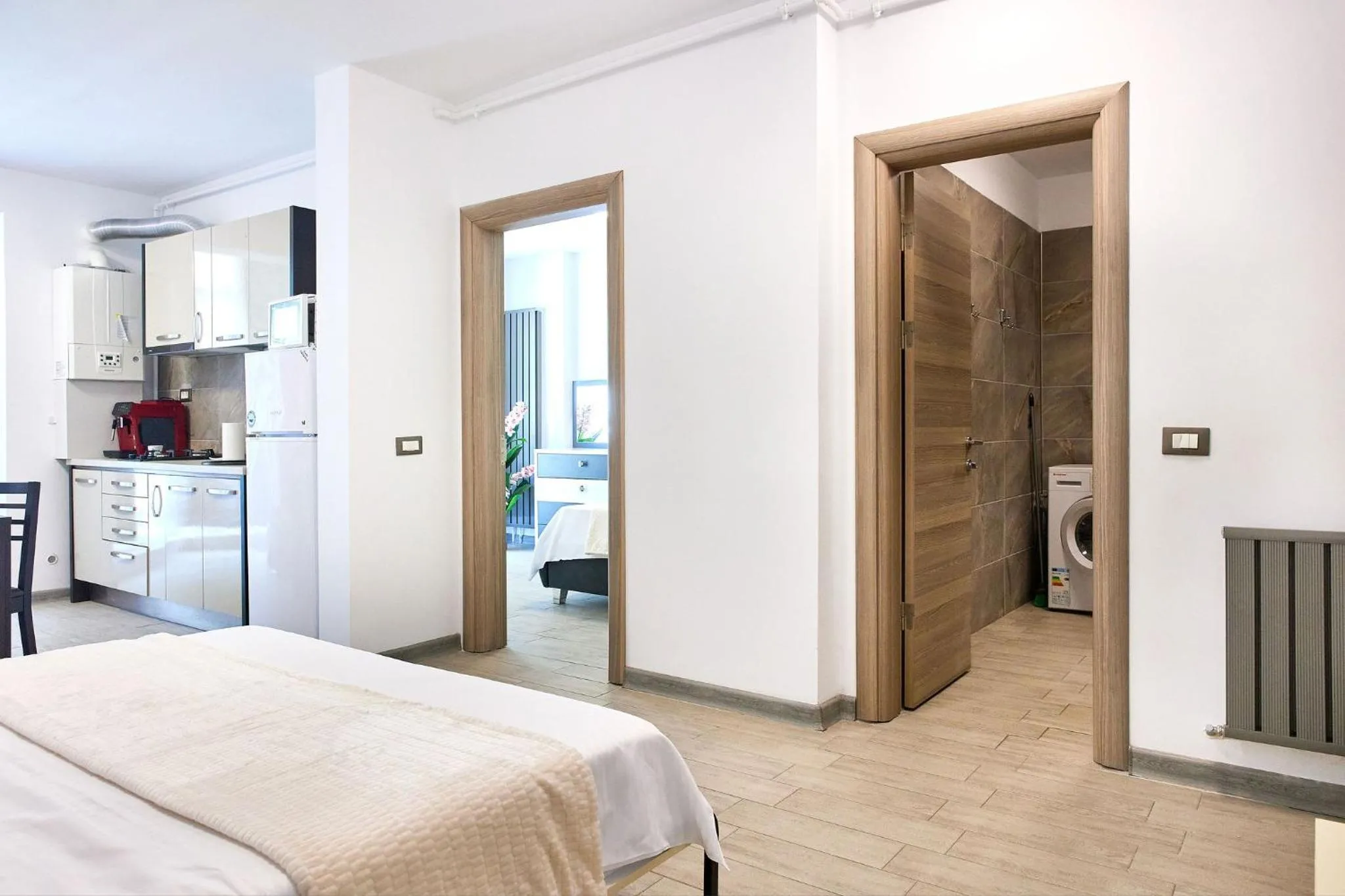 Bed in Apartamente Miramare by Alz