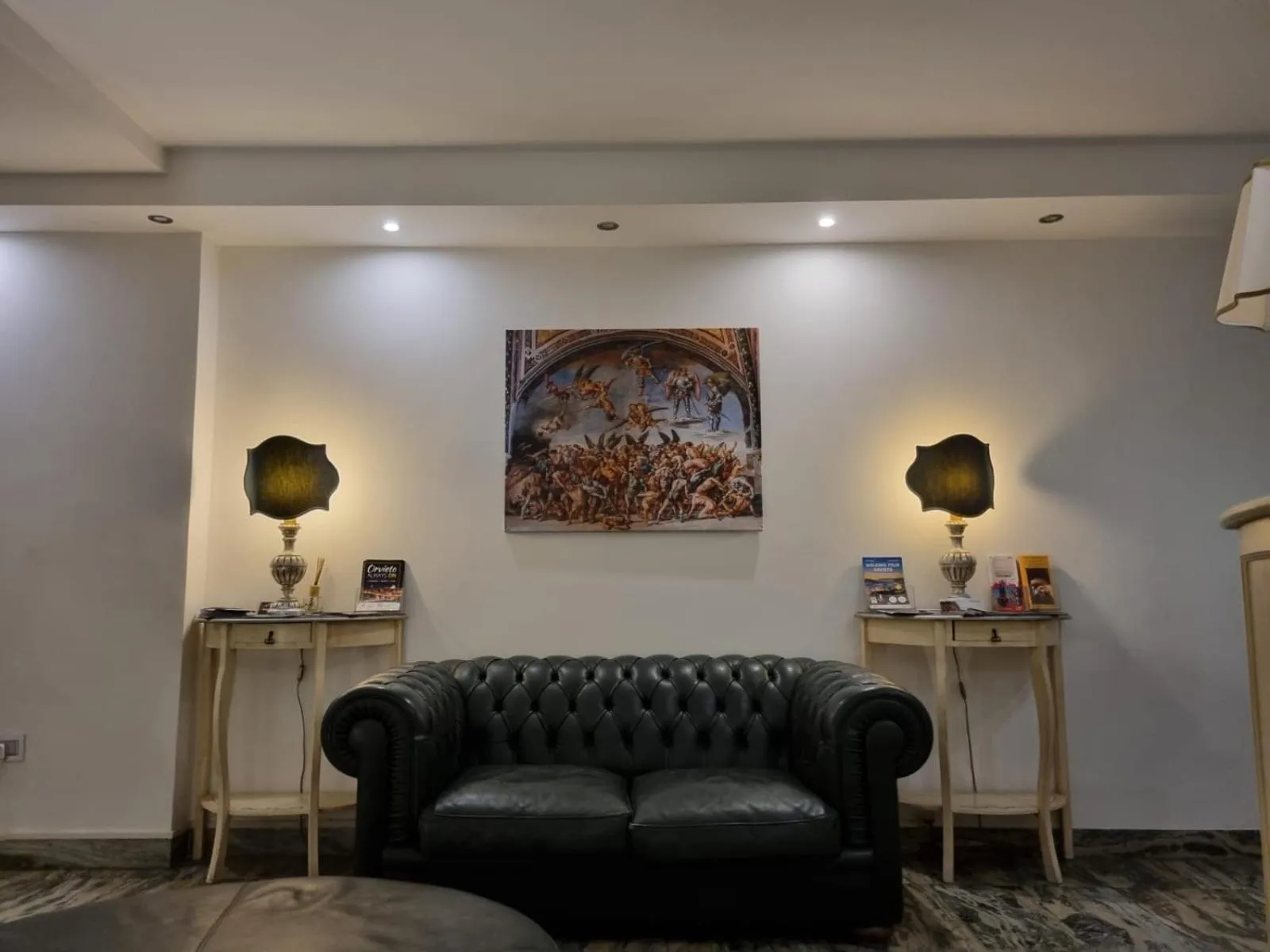 Lobby or reception in Hotel Virgilio