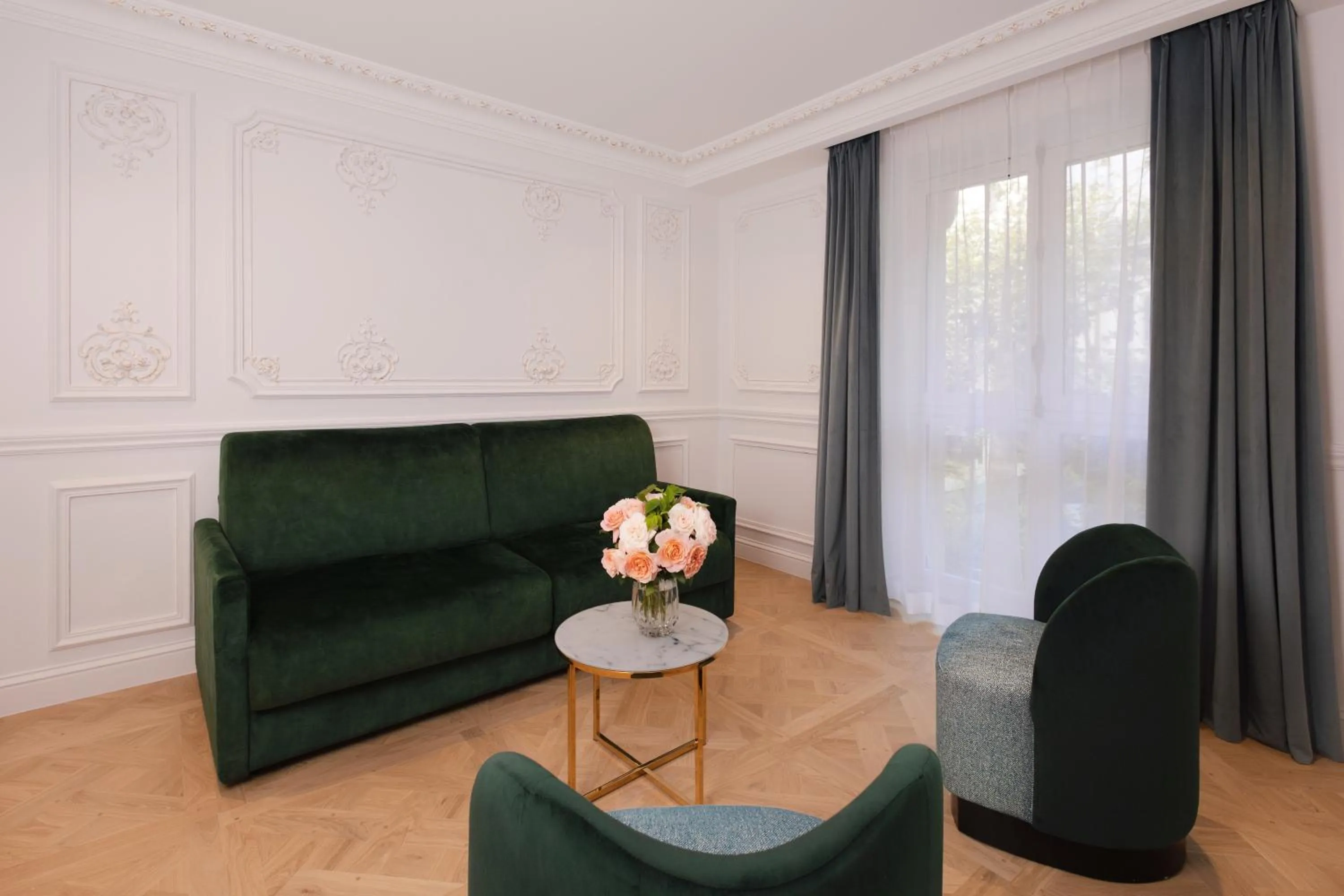 Living room in Mode Paris Aparthotel