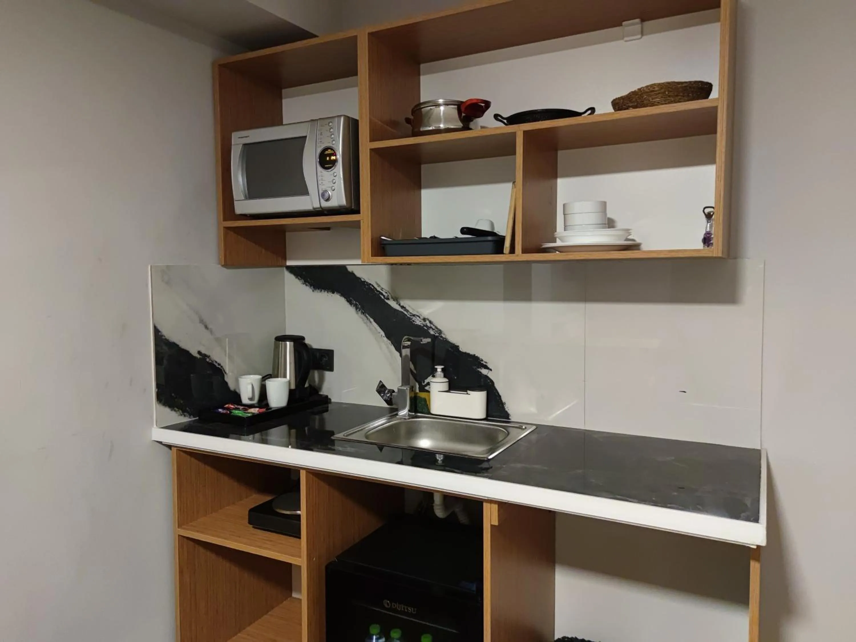 Kitchen or kitchenette in Olen Uskudar Hotel