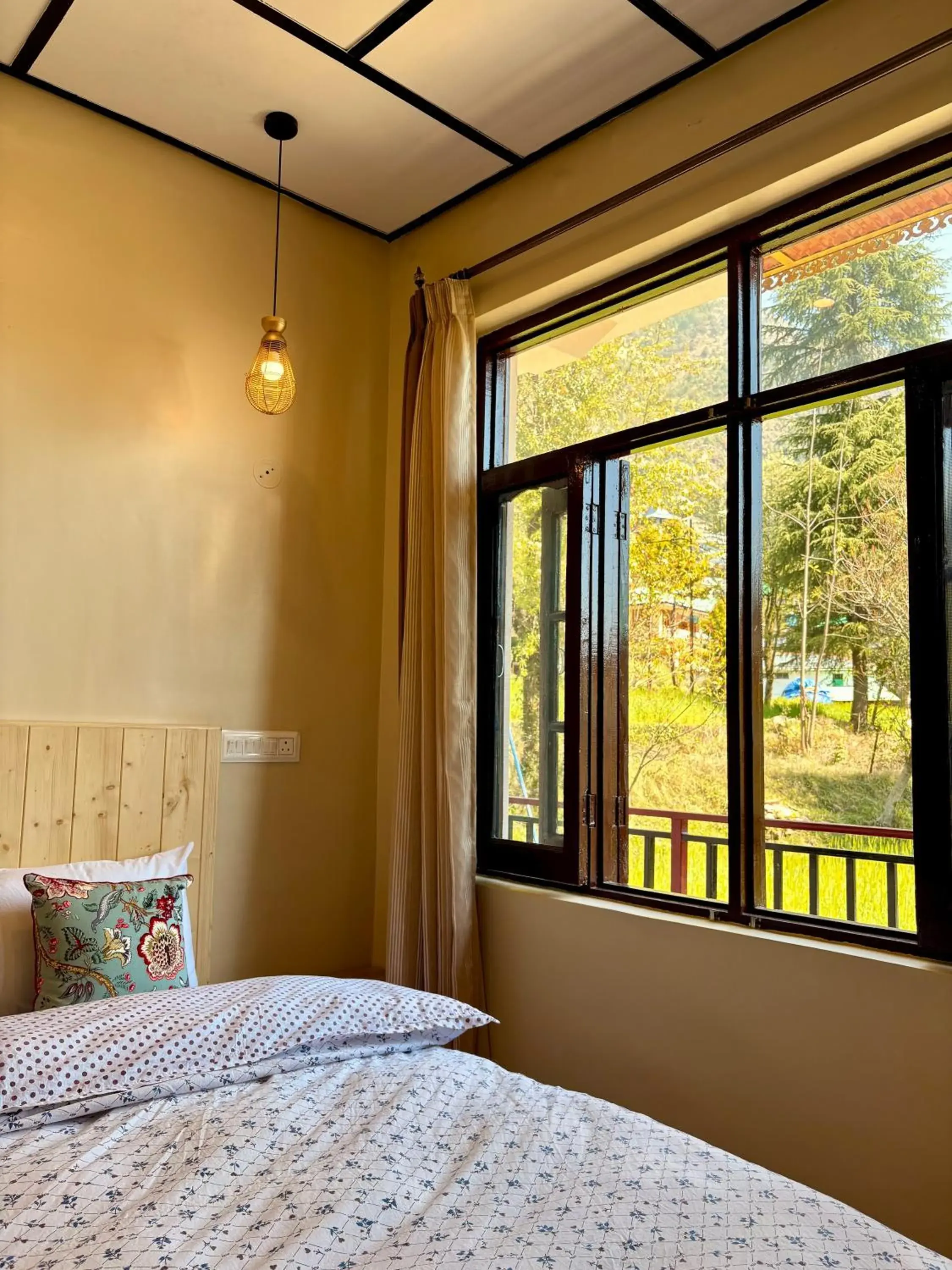 Bed in Eevolve Dharamkot - An Eco Hostel Bed in Eevolve Dharamkot - An Eco Hostel