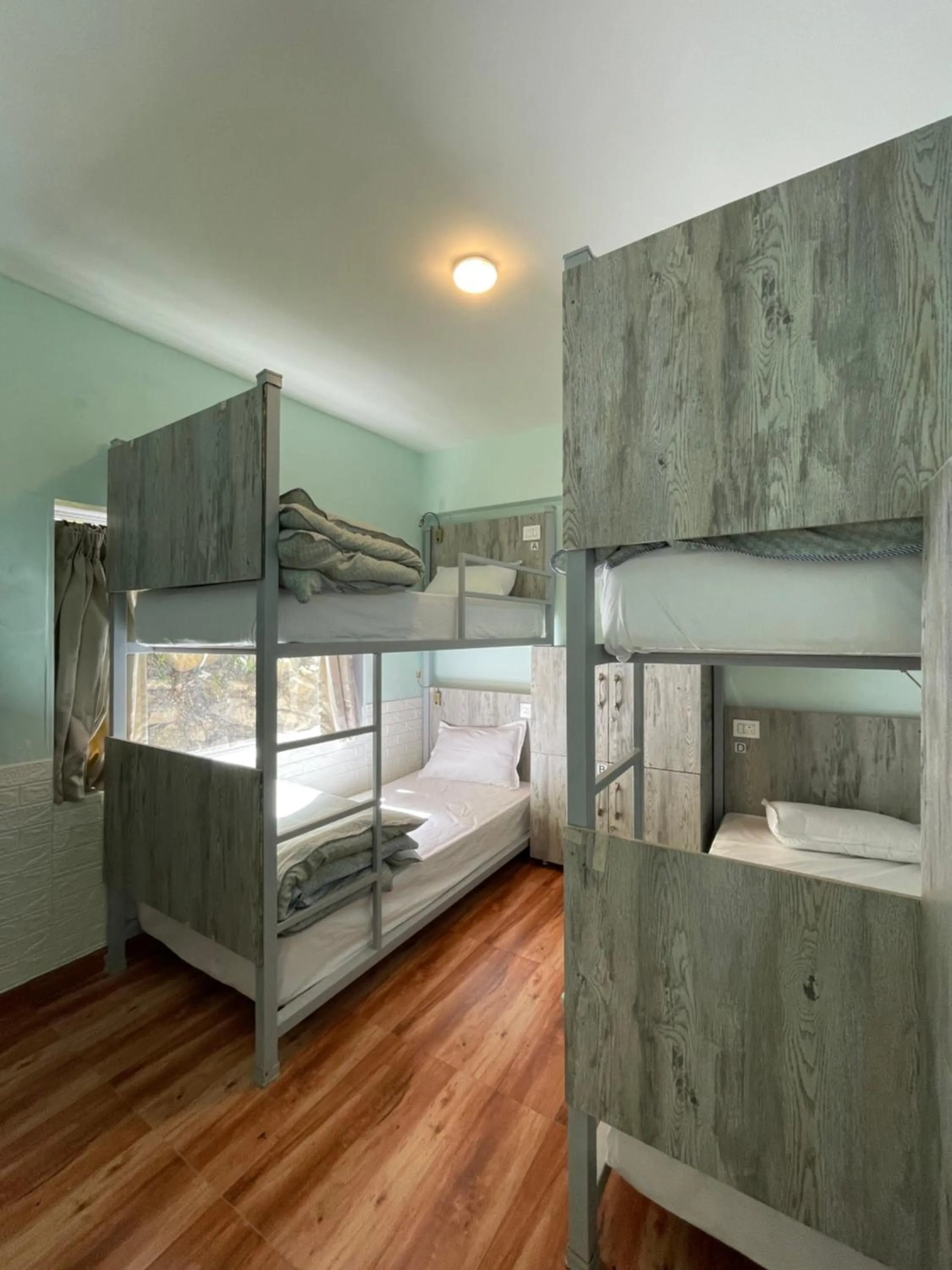 Photo of the whole room, Bed in Eevolve Dharamkot - An Eco Hostel