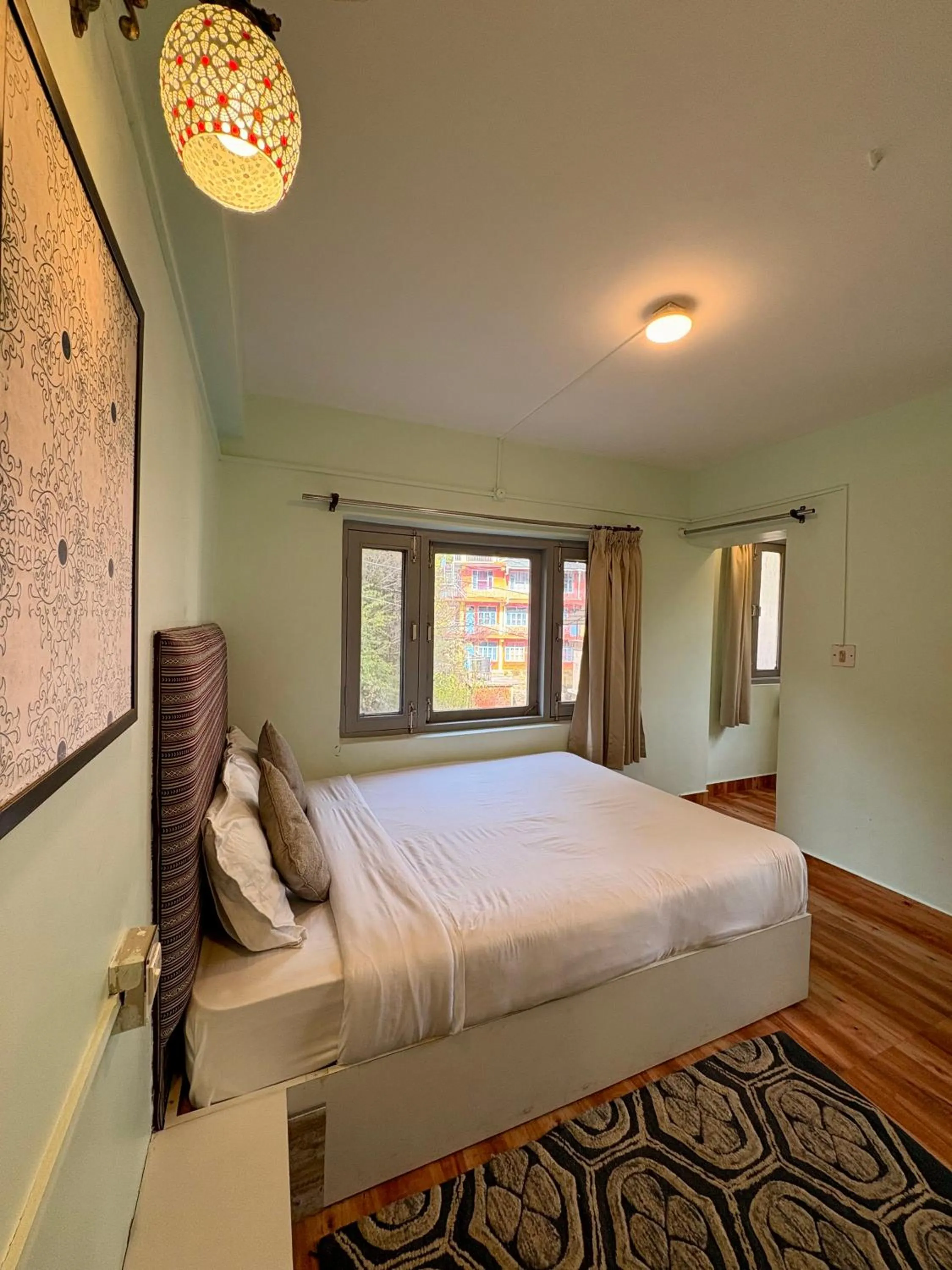 Photo of the whole room, Bed in Eevolve Dharamkot - An Eco Hostel