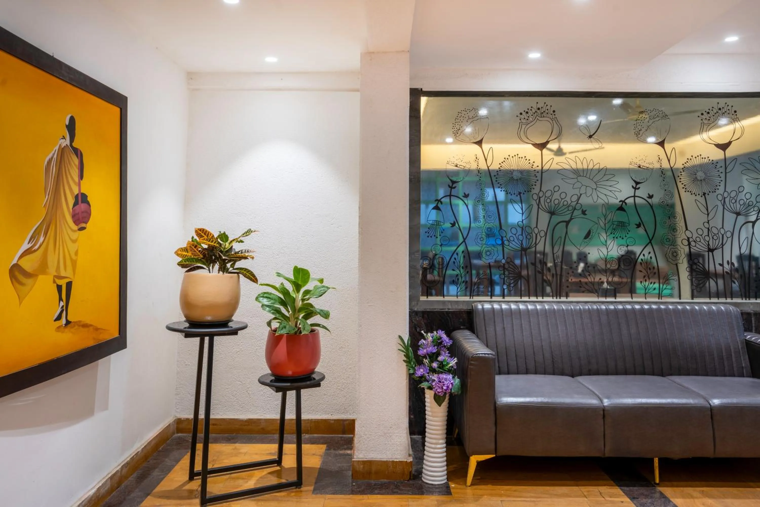 Seating area in StayBird - Silver Oak, An Apartment Hotel, Kharadi