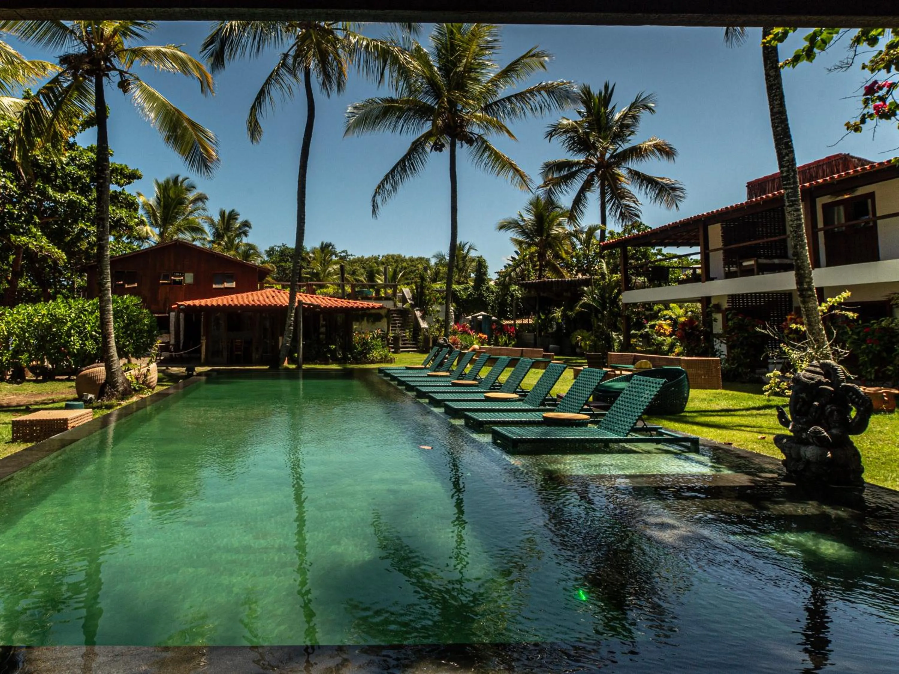 Swimming pool in Pousada Casa da Praia