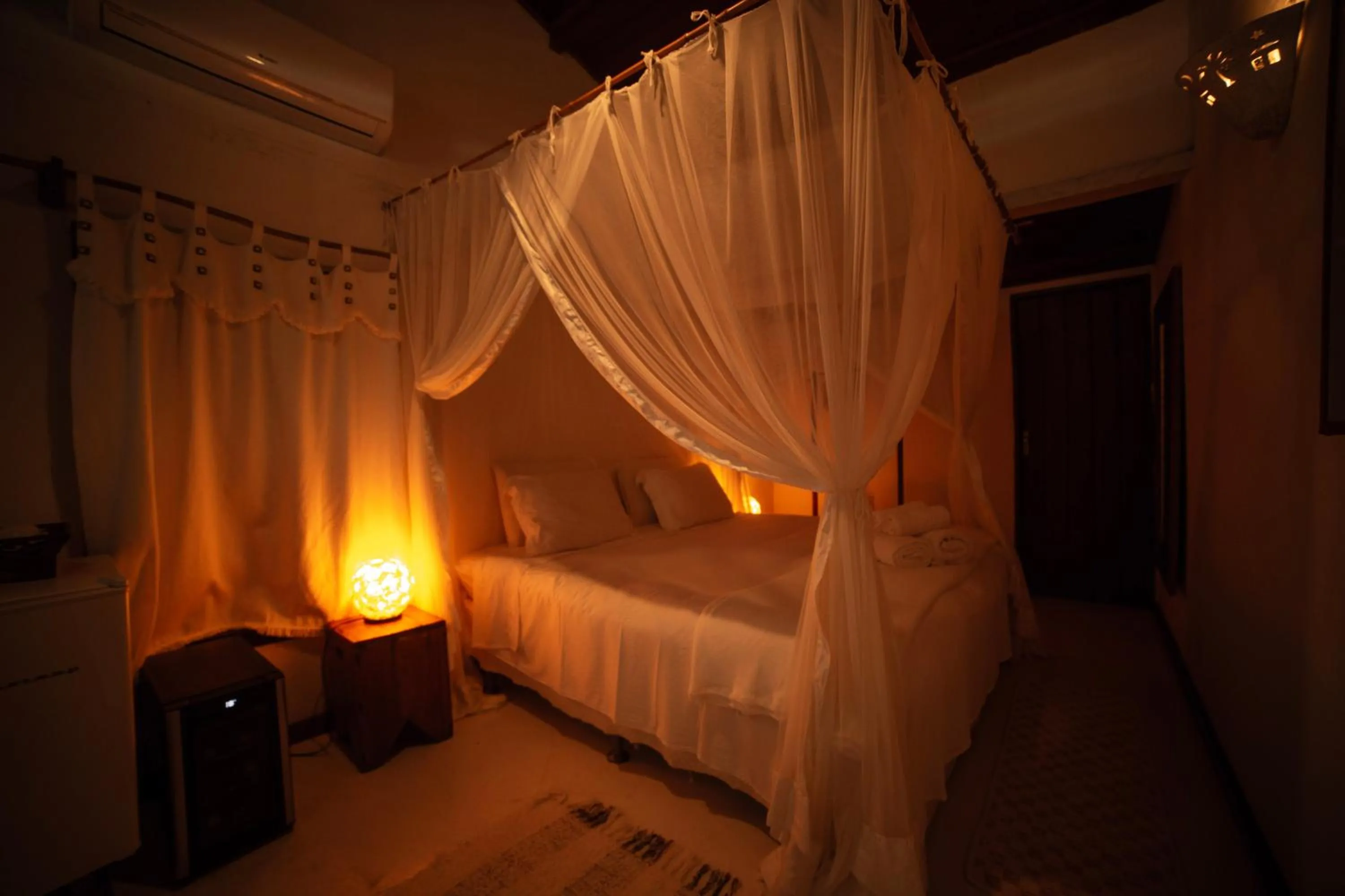 Bed in Pousada Casa da Praia