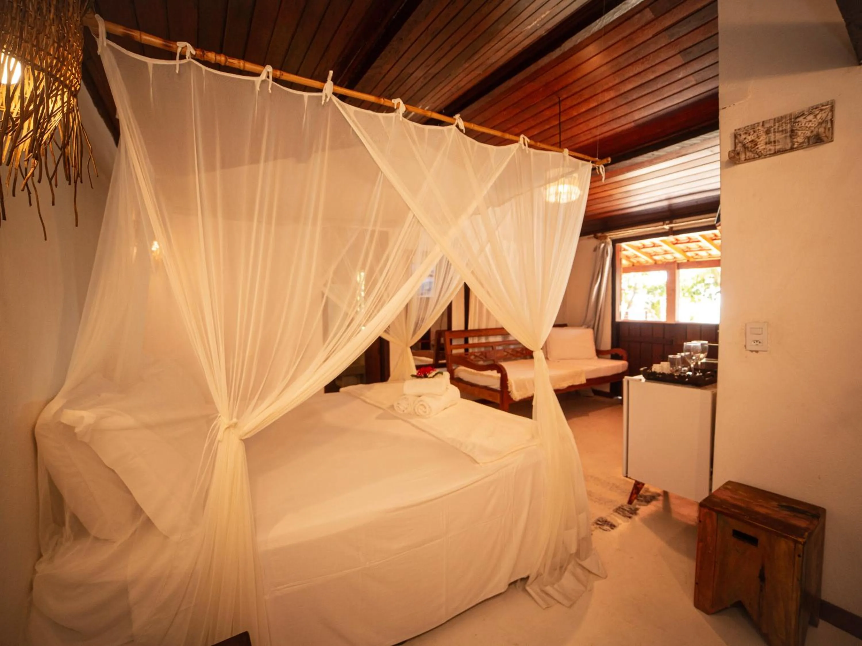 Bedroom, Bed in Pousada Casa da Praia