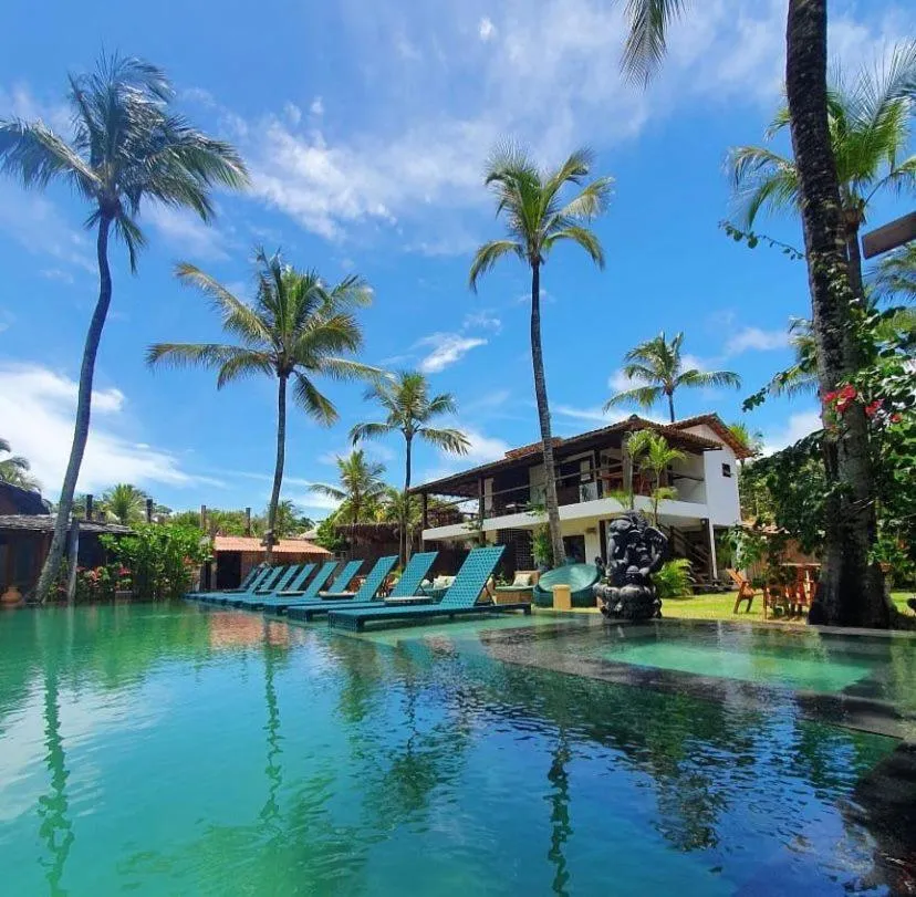 Garden view in Pousada Casa da Praia