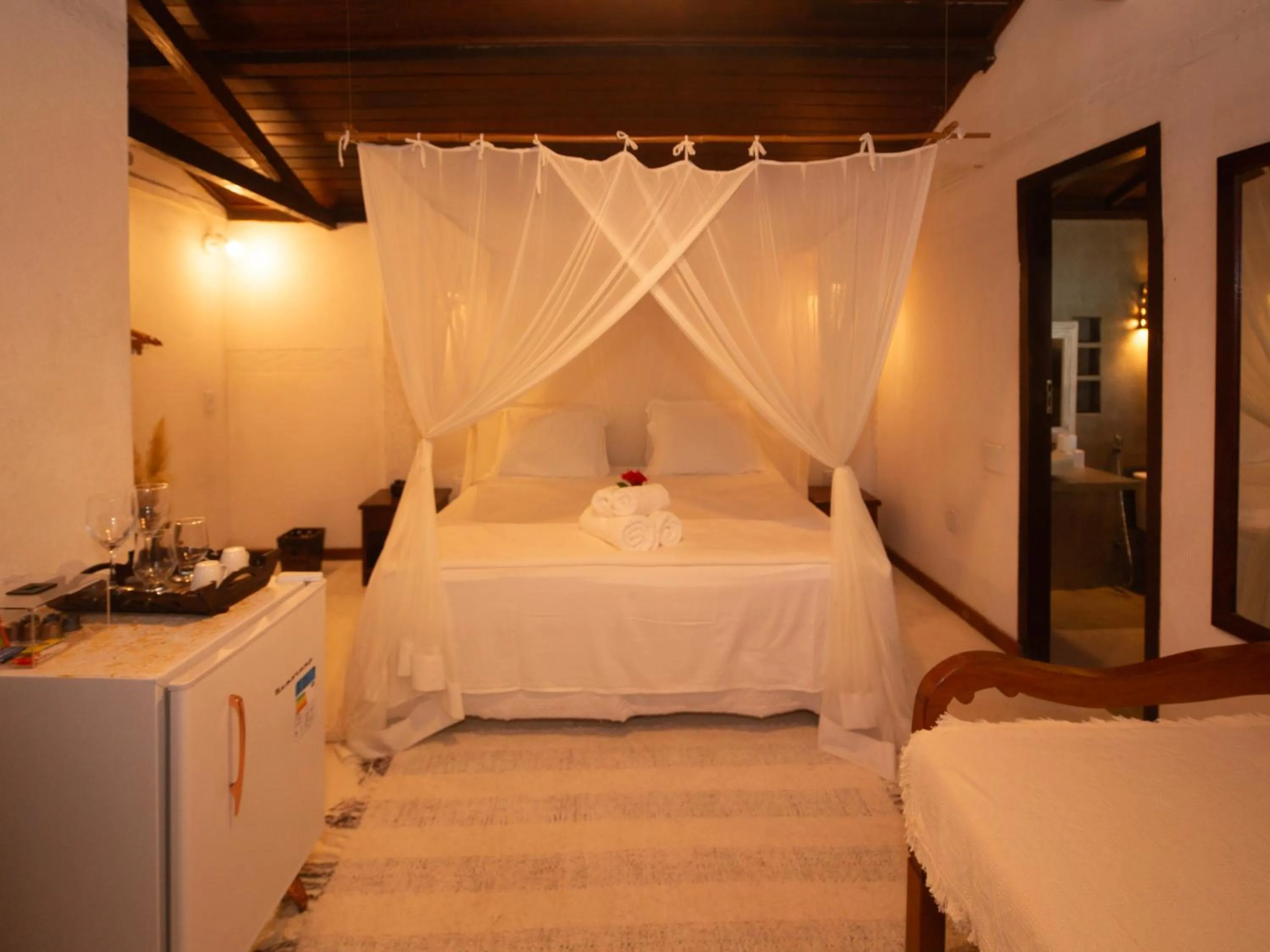 Bedroom, Bed in Pousada Casa da Praia