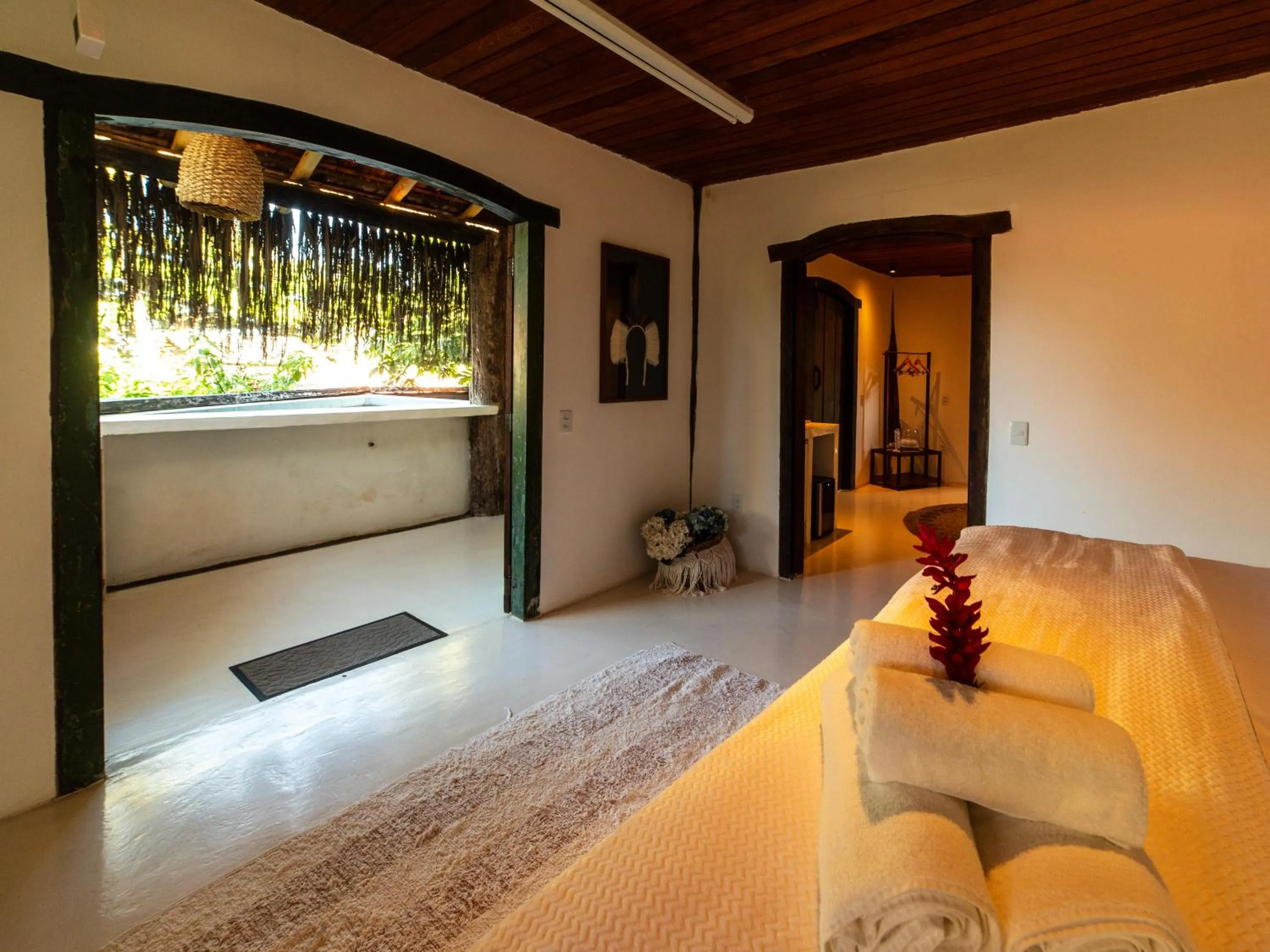Bed in Pousada Casa da Praia