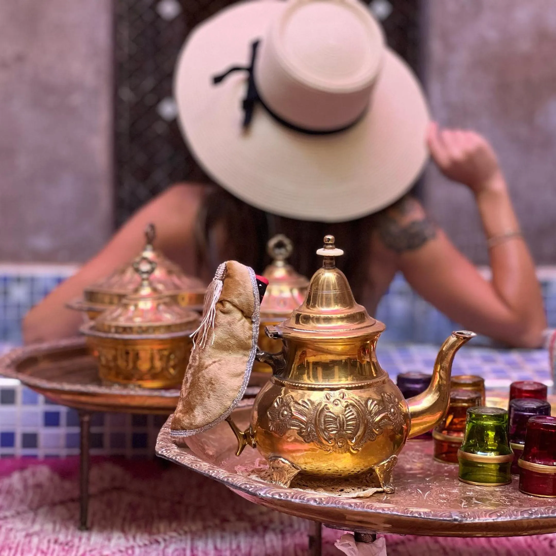 Drinks in Riad Pourpre Medina