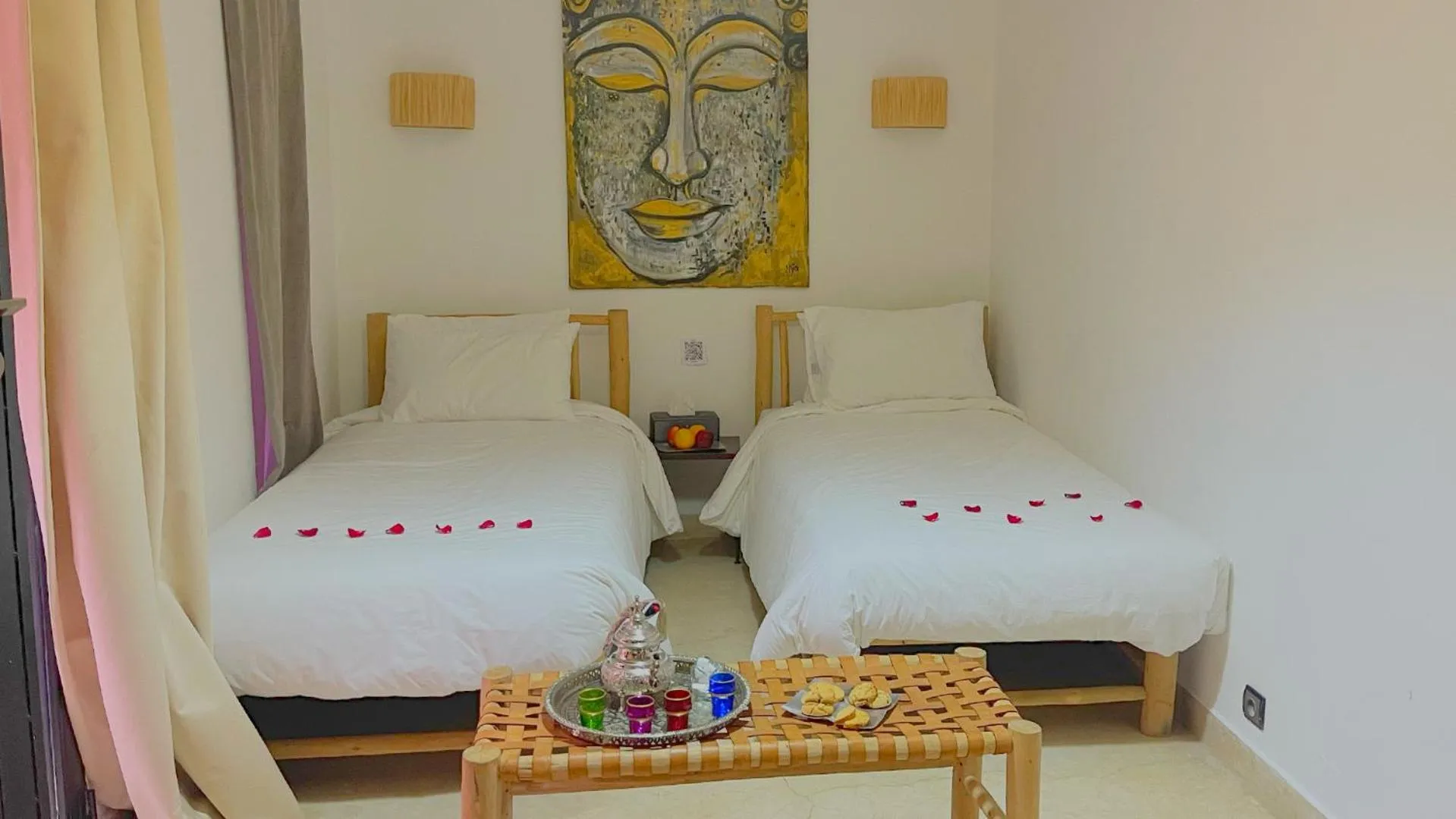 Bed in Riad Pourpre Medina