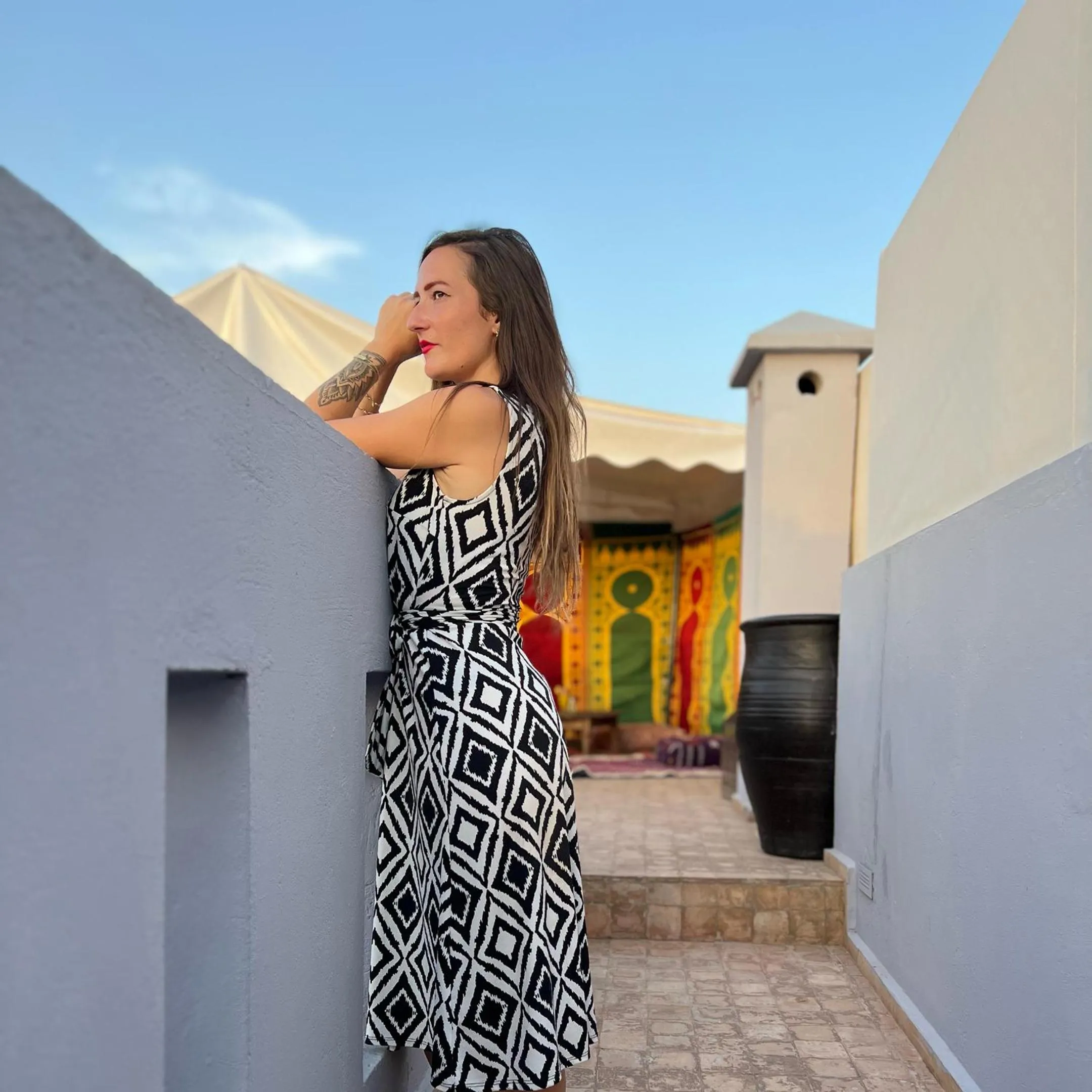 People in Riad Pourpre Medina