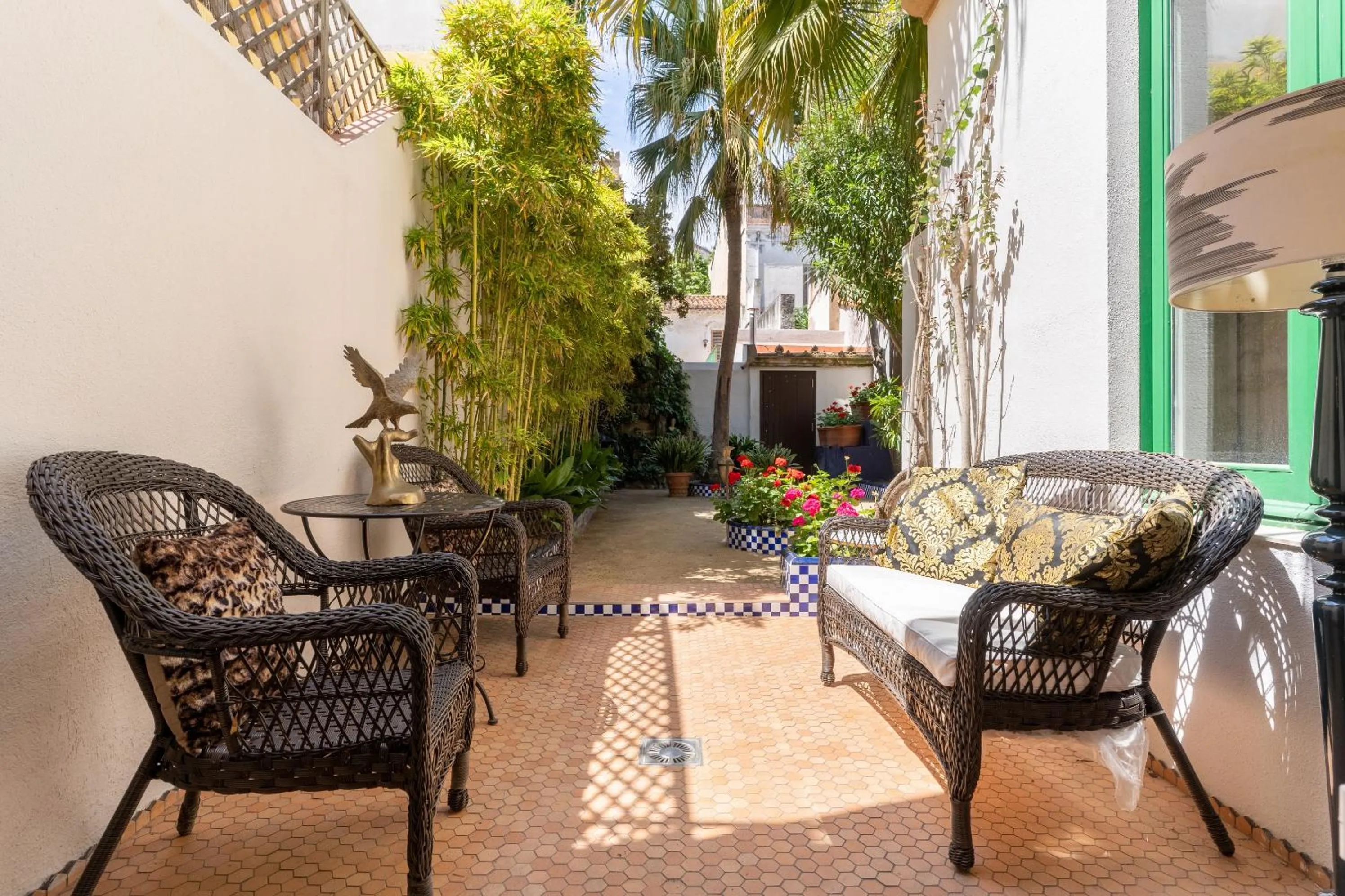 Patio in El Petit Palauet