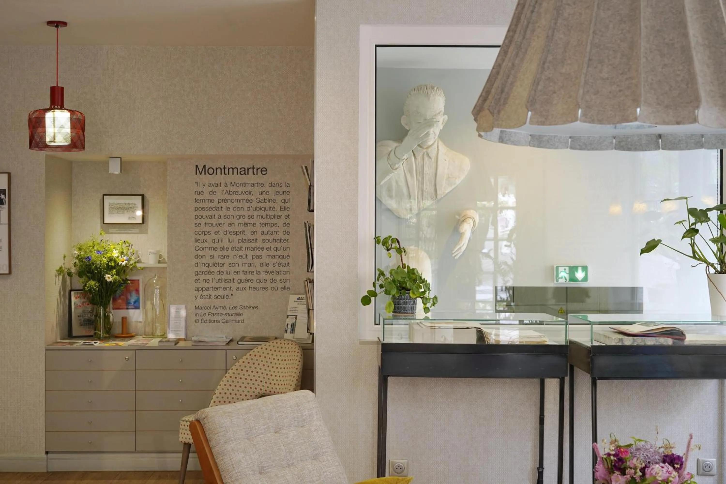 Lobby or reception in Hotel Litteraire Marcel Ayme, BW Premier Collection