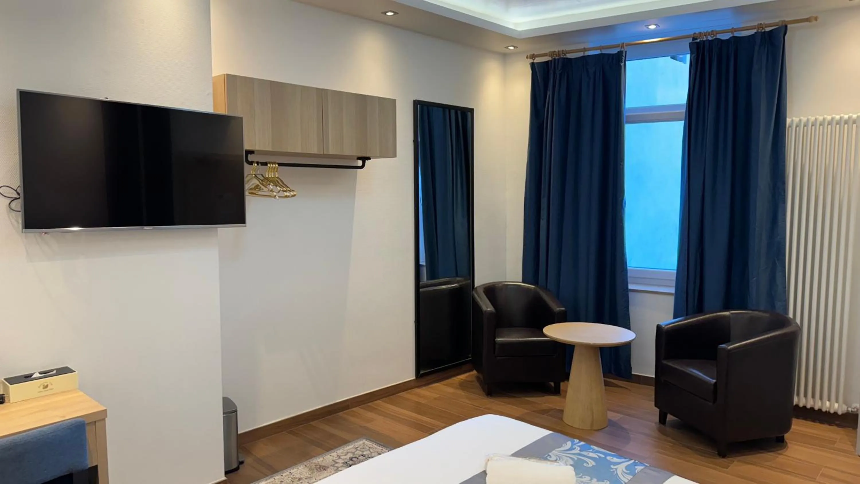 Bed in hotel whiteswan