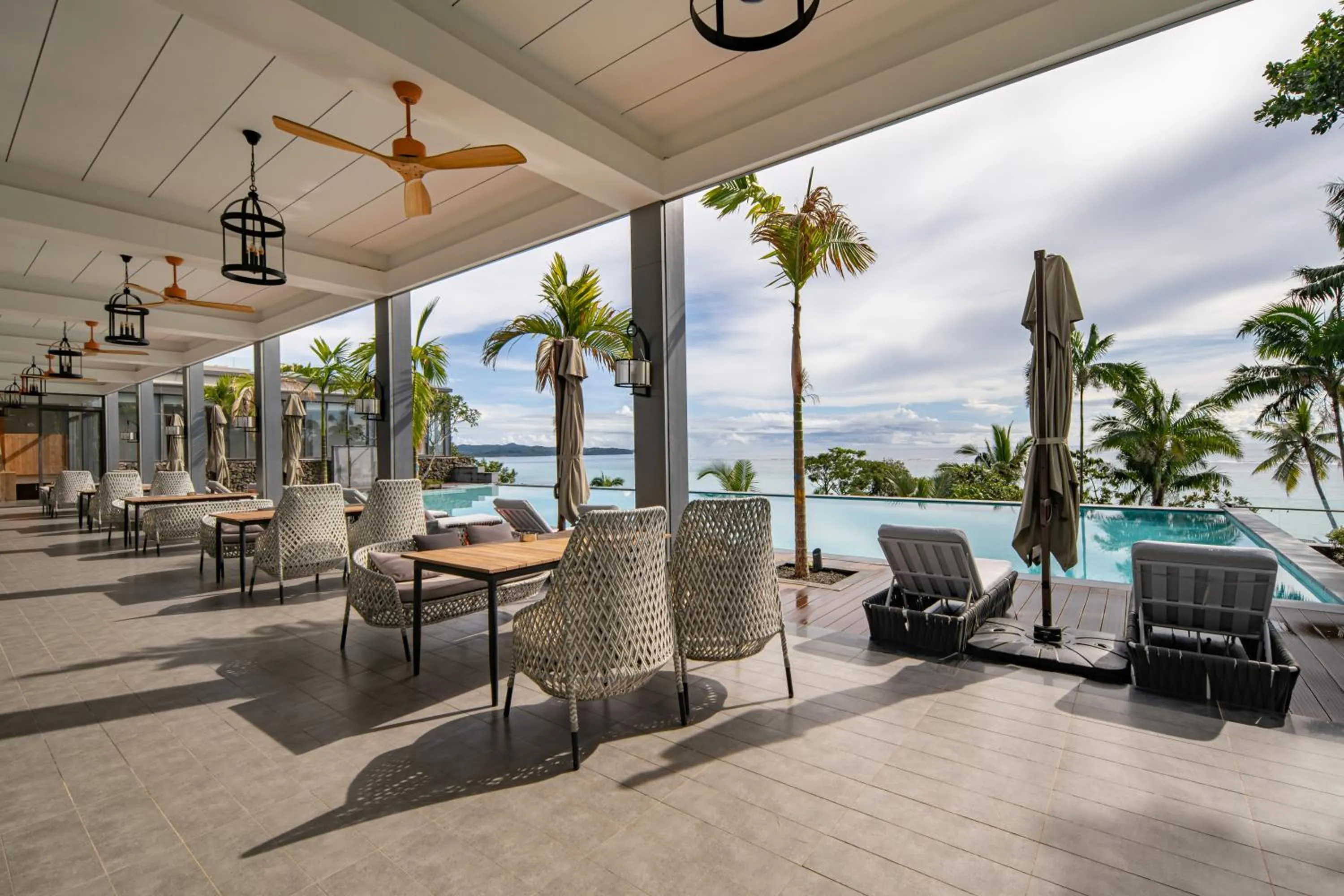 Restaurant/places to eat in Palau Sunrise Seaview Landison Retreat