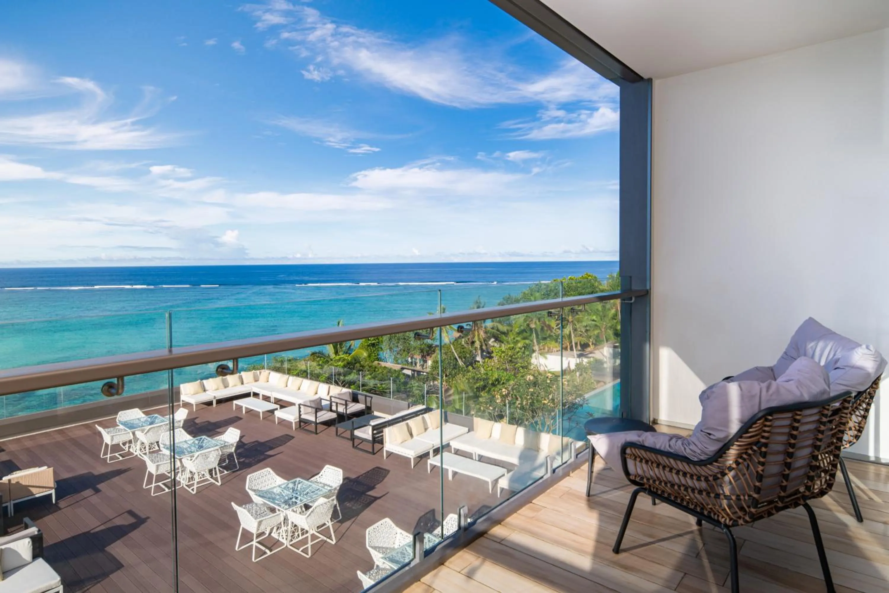 Balcony/Terrace in Palau Sunrise Seaview Landison Retreat
