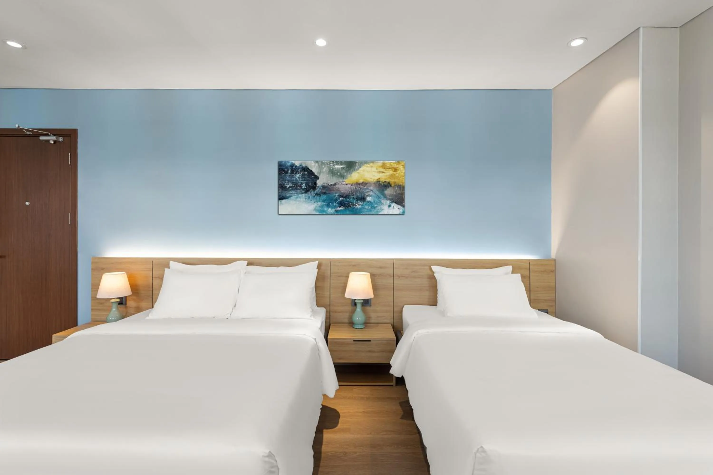 Bed in Laputa Hotel Phú Quốc