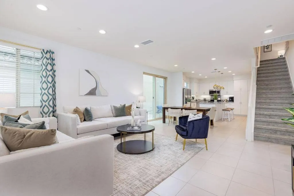 Living room in Near Coachella and Stagecoach Palm Springs , PGA resort Villa ,Golf, community pool, gym