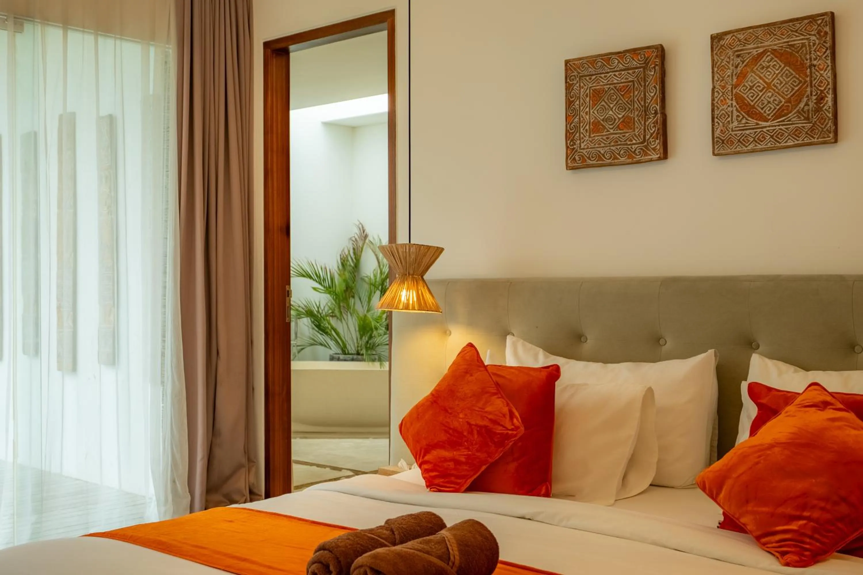 Bedroom, Bed in Flores Villa by Betterplace