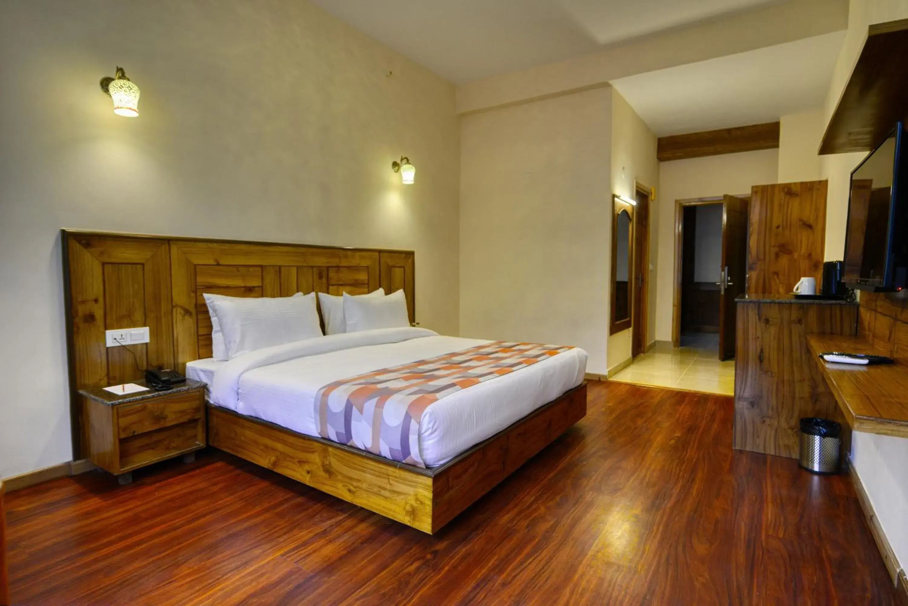 Deluxe Double Room with Balcony - single occupancy in Clarks Inn Suites, Manali Deluxe Double Room with Balcony - single occupancy in Clarks Inn Suites, Manali