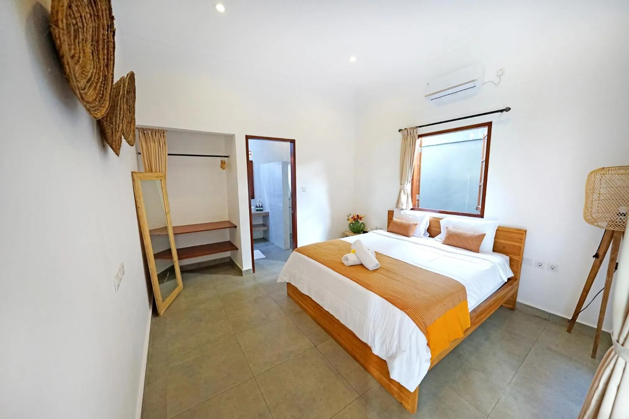 Bedroom, Bed in The Lavana Villa Kubu Life Kerobokan Seminyak (3 Bedroom Villa)