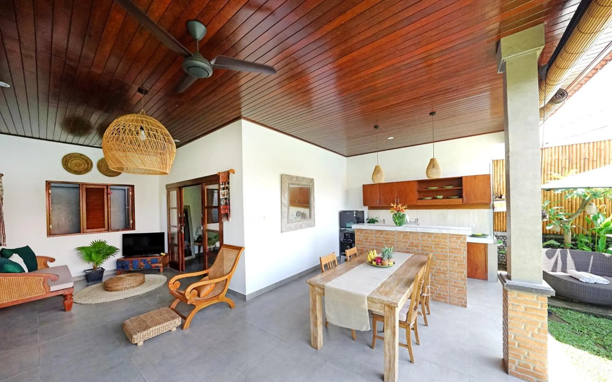 Living room, Dining Area in The Lavana Villa Kubu Life Kerobokan Seminyak (3 Bedroom Villa)