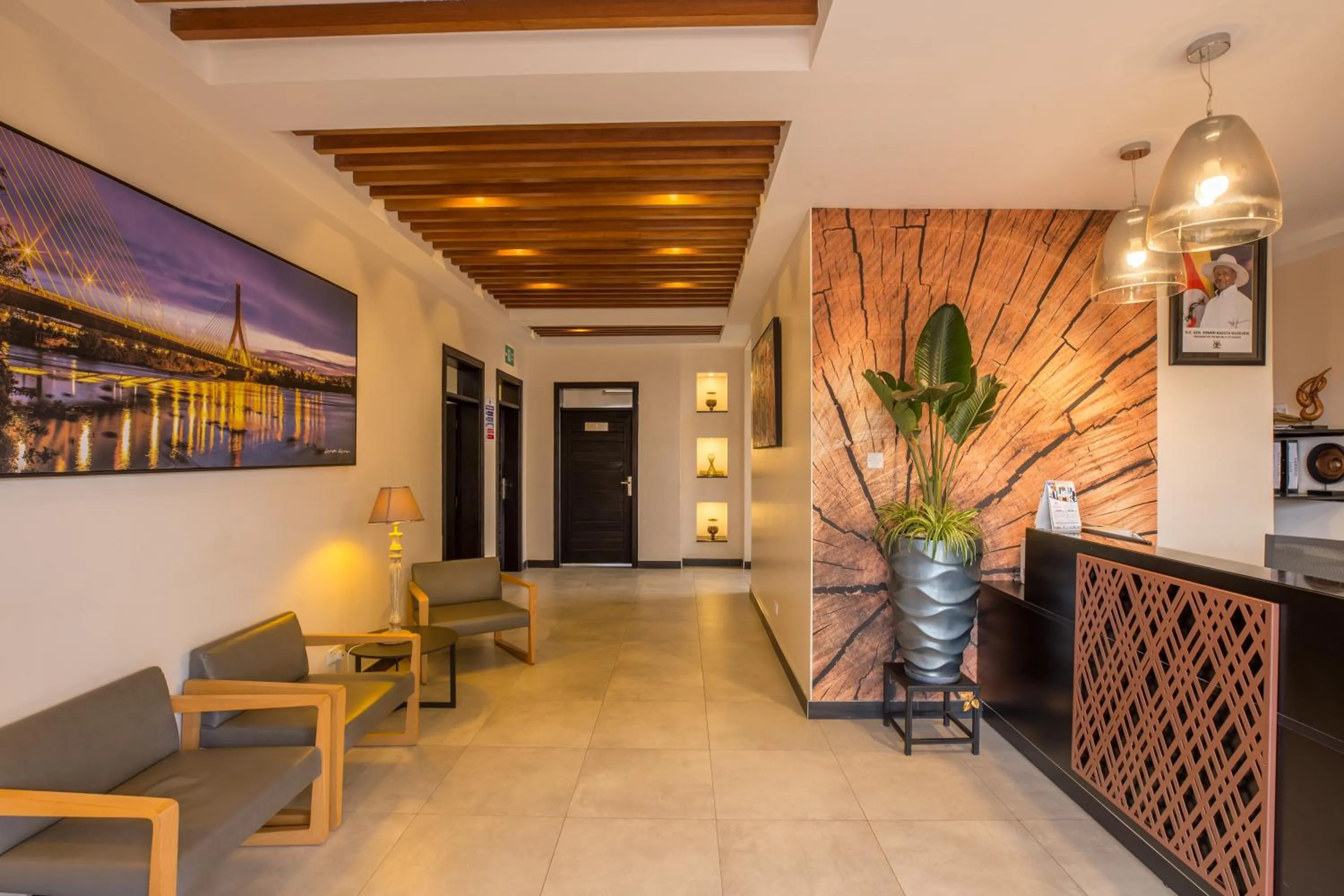 Lobby or reception in Source of The Nile Hotel- Namanve Branch