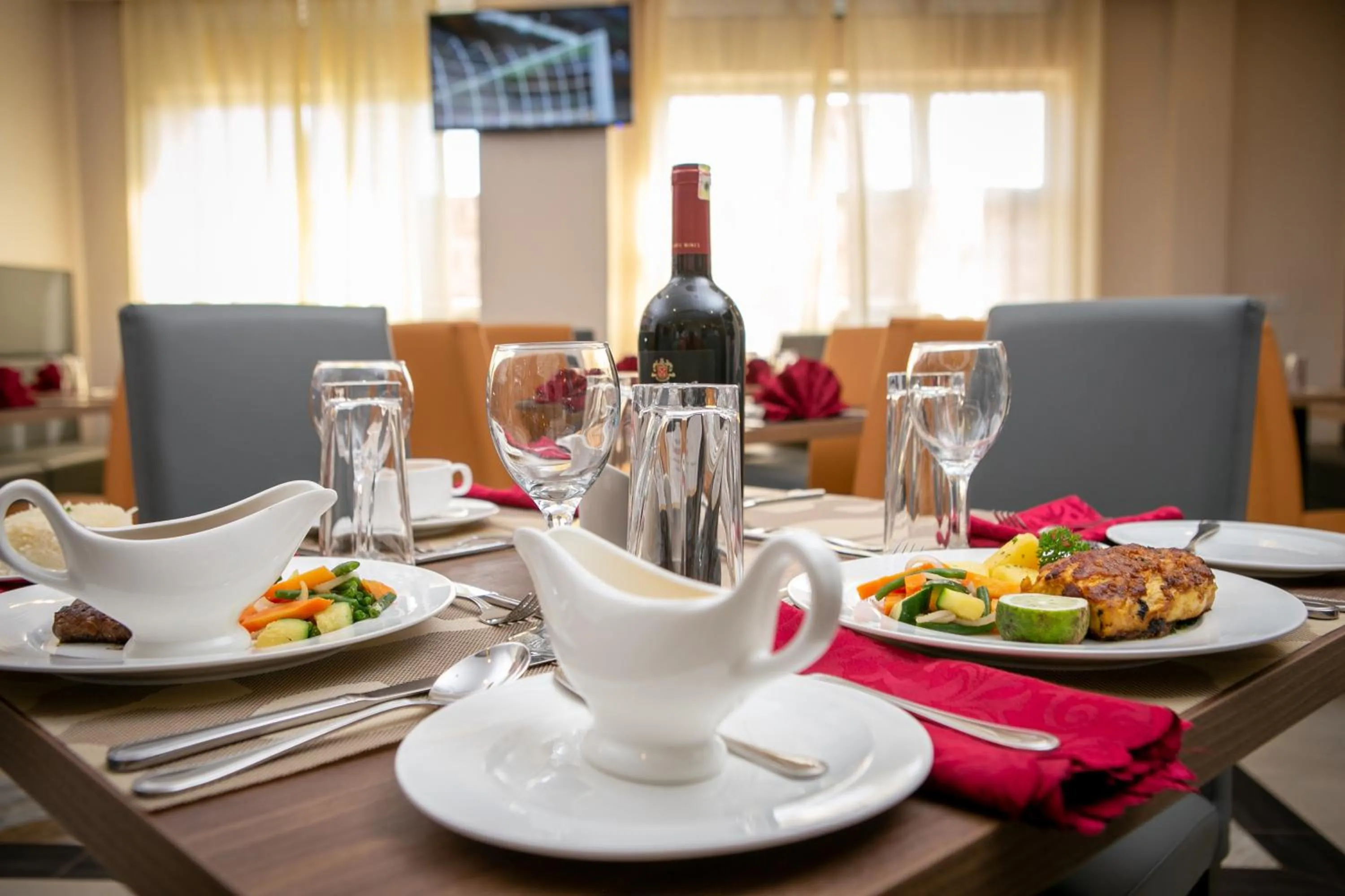 Food and drinks in Source of The Nile Hotel- Namanve Branch