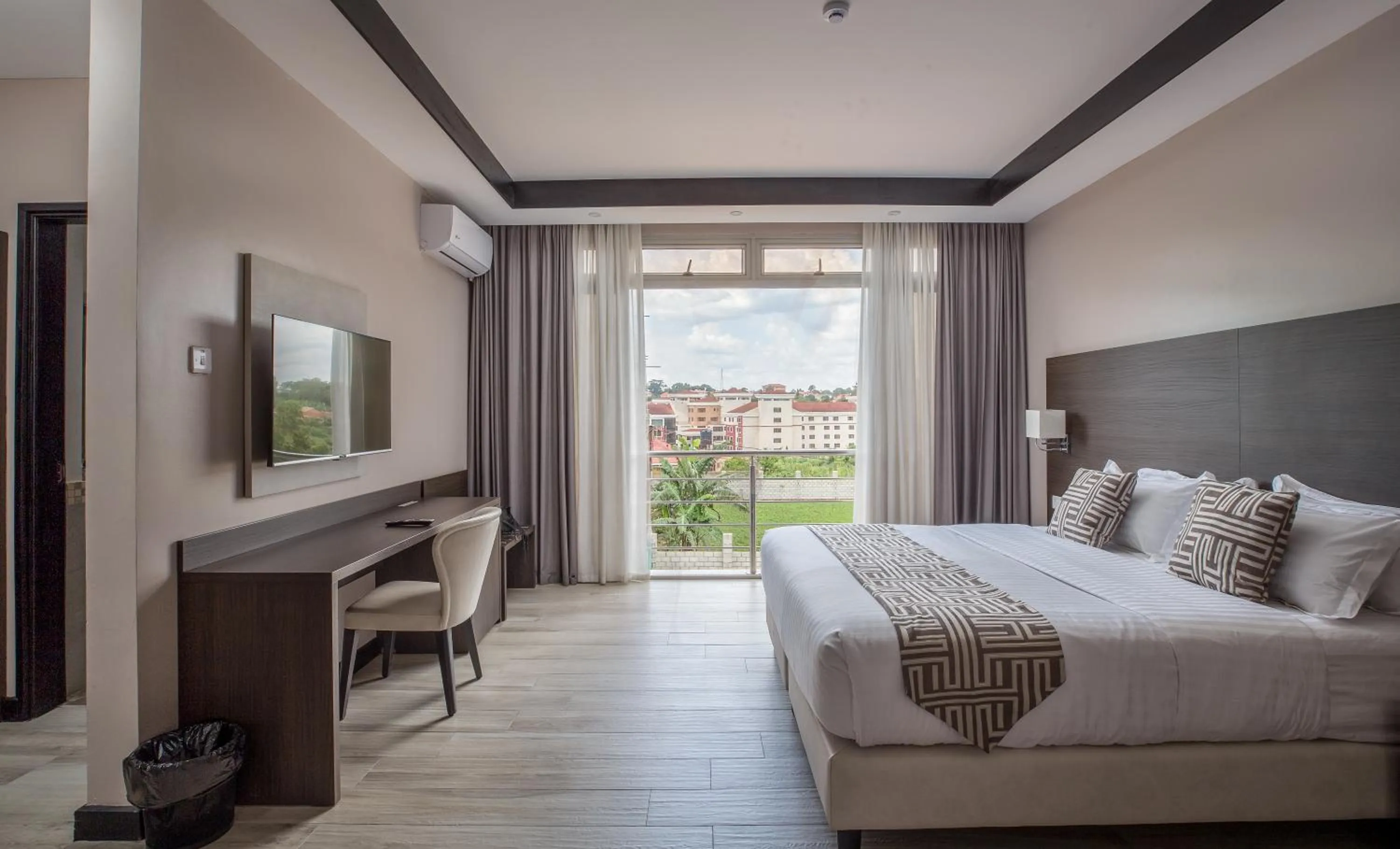 Bed in Source of The Nile Hotel- Namanve Branch