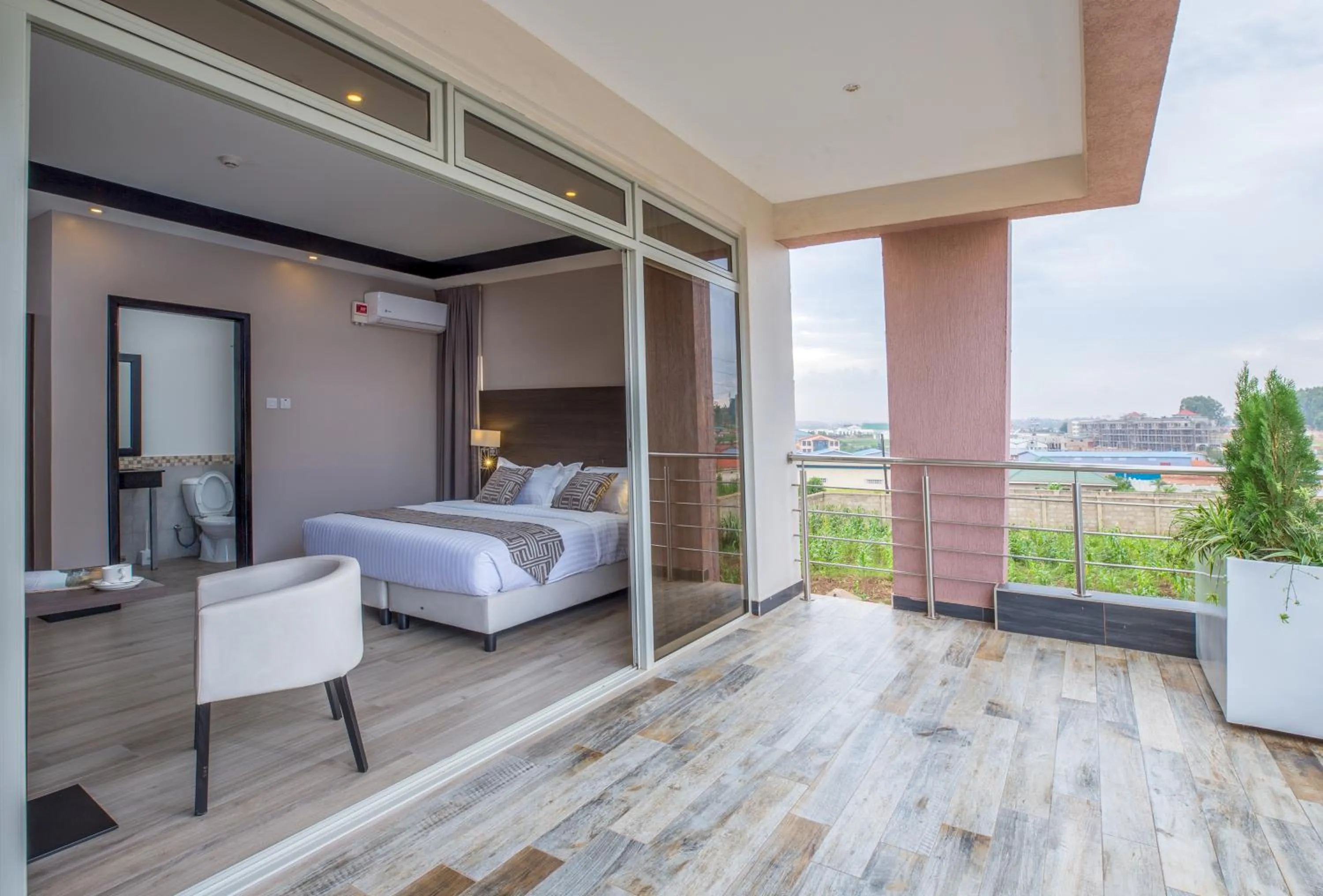 Patio, Bed in Source of The Nile Hotel- Namanve Branch