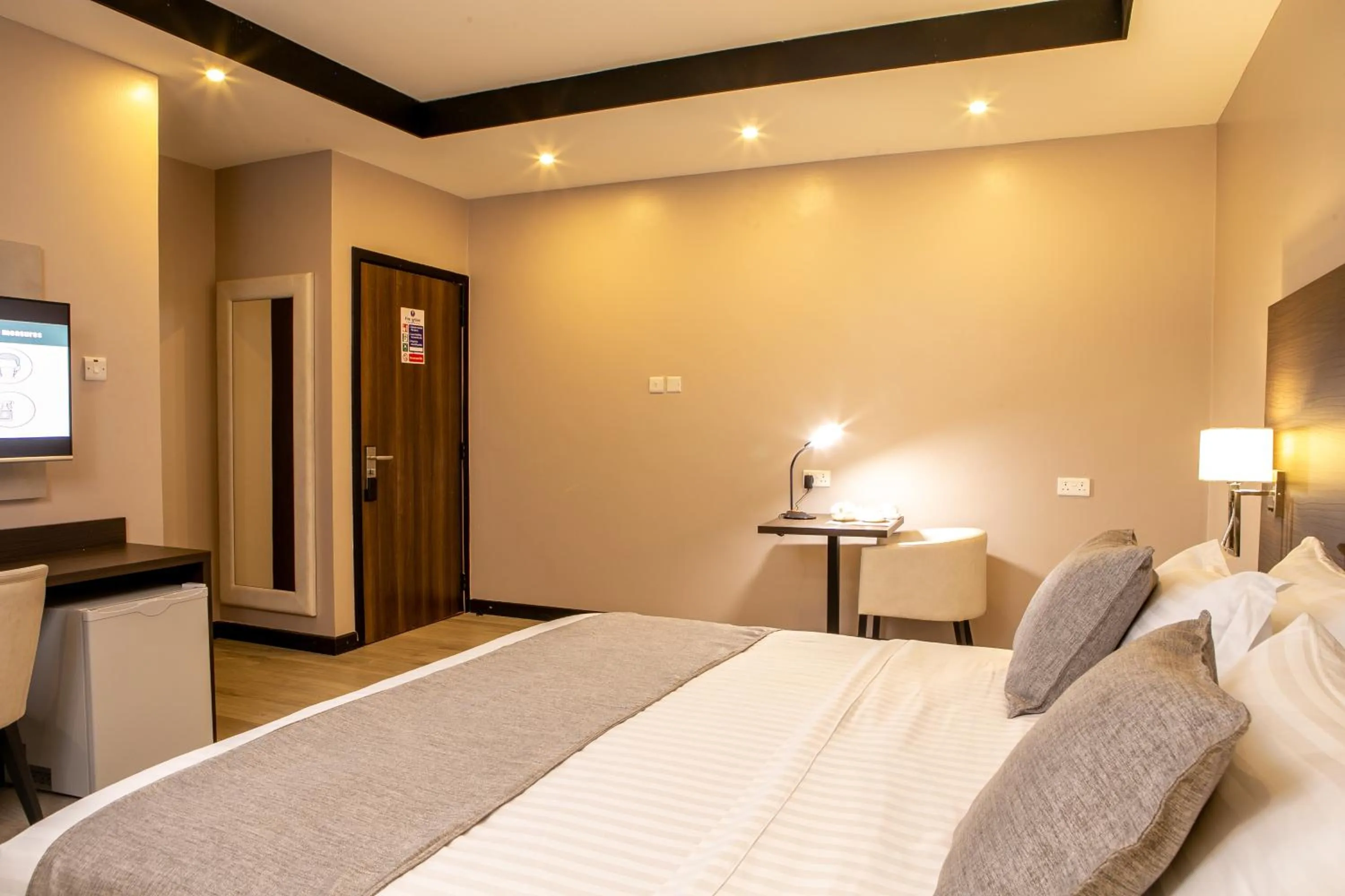 Bed in Source of The Nile Hotel- Namanve Branch