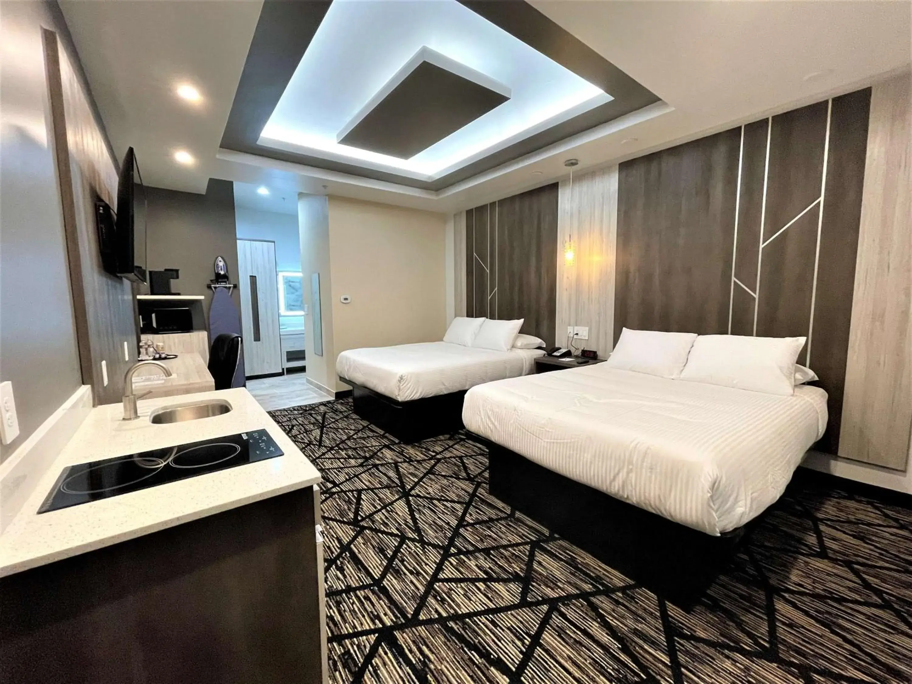 Queen Room with Two Queen Beds and Kitchenette - Non-Smoking in SureStay Hotel by Best Western Houston Southeast Queen Room with Two Queen Beds and Kitchenette - Non-Smoking in SureStay Hotel by Best Western Houston Southeast