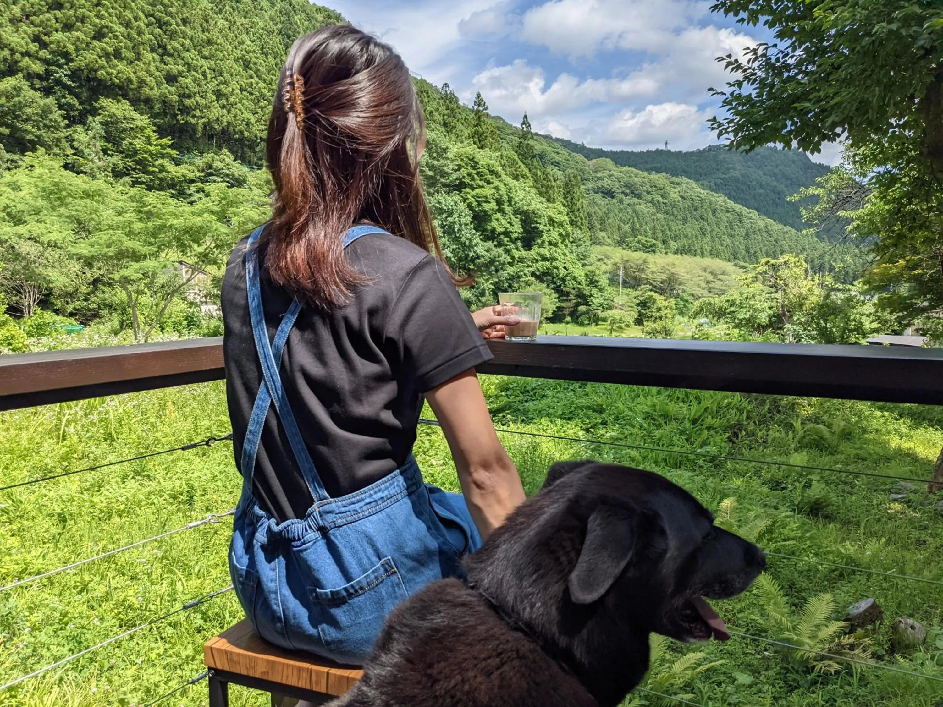 Balcony/Terrace in Tanigawa Valley Lodge & Coffee Roastery