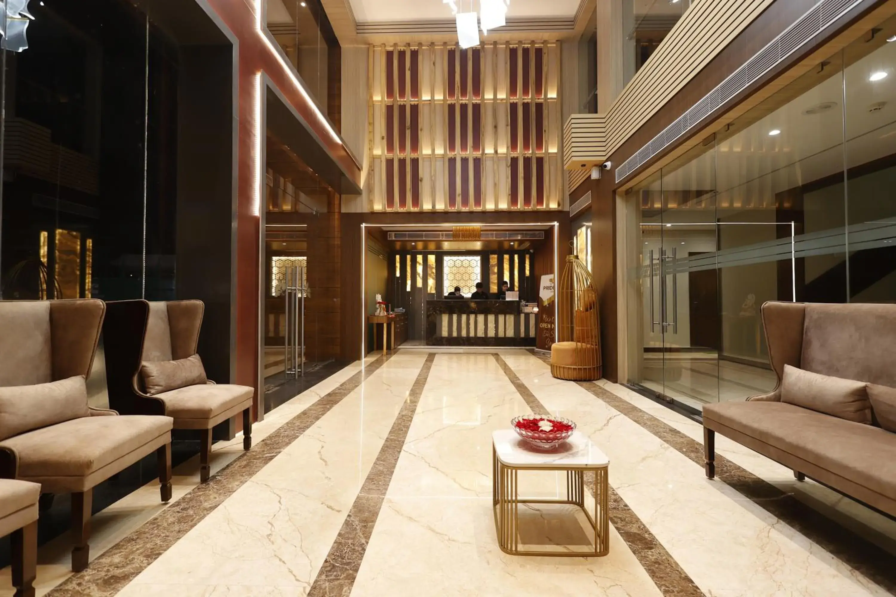 Lobby or reception in Pride Biznotel Canopus, Digha Lobby or reception in Pride Biznotel Canopus, Digha