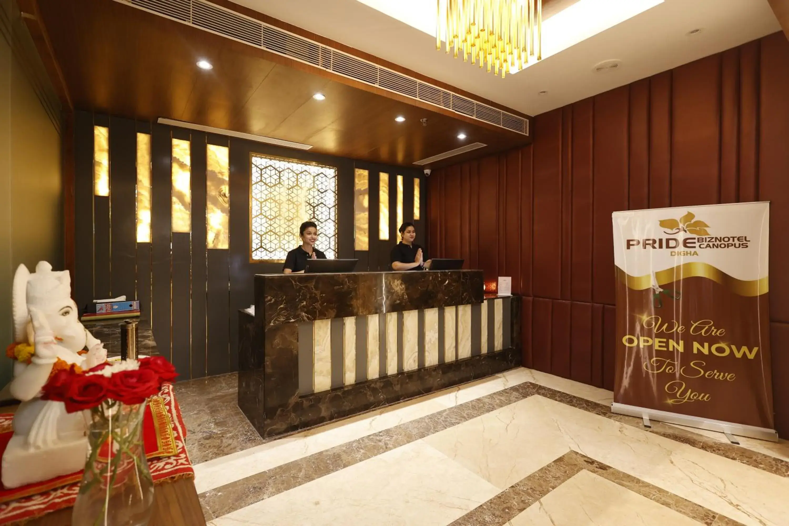 Lobby or reception in Pride Biznotel Canopus, Digha Lobby or reception in Pride Biznotel Canopus, Digha