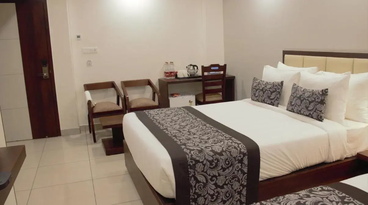 Bed in Pride Biznotel Canopus, Digha Bed in Pride Biznotel Canopus, Digha