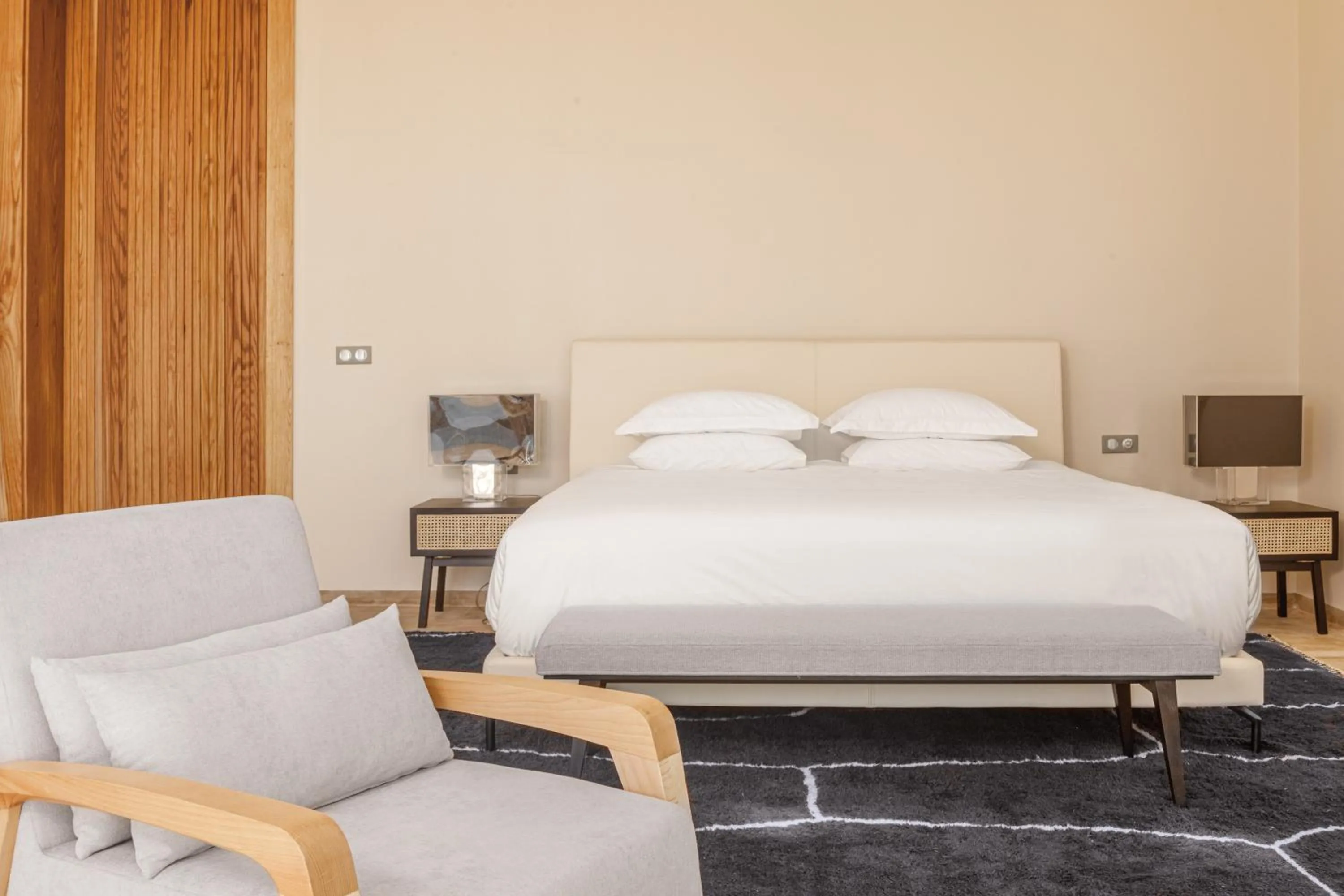 Bed in La Fiermontina Ocean