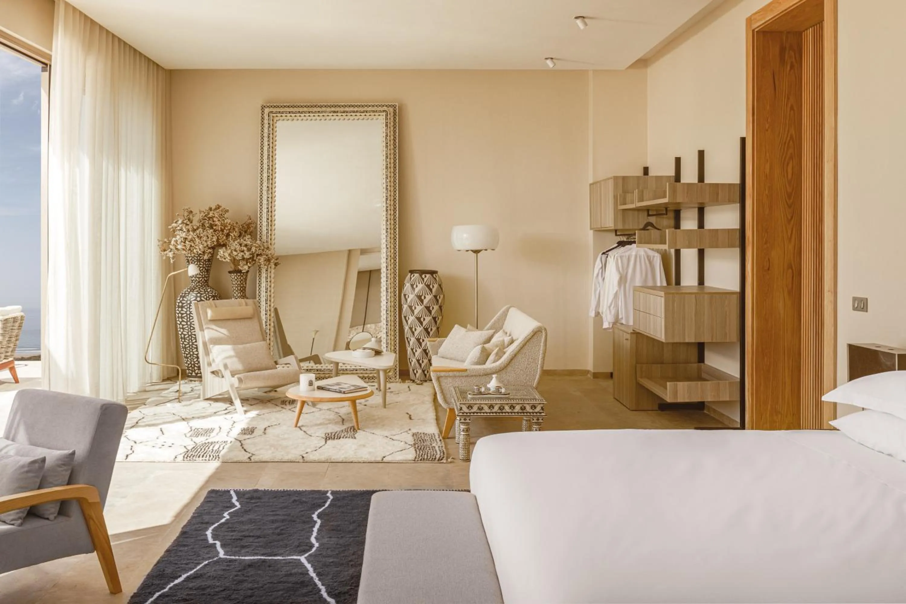 Living room, Bed in La Fiermontina Ocean