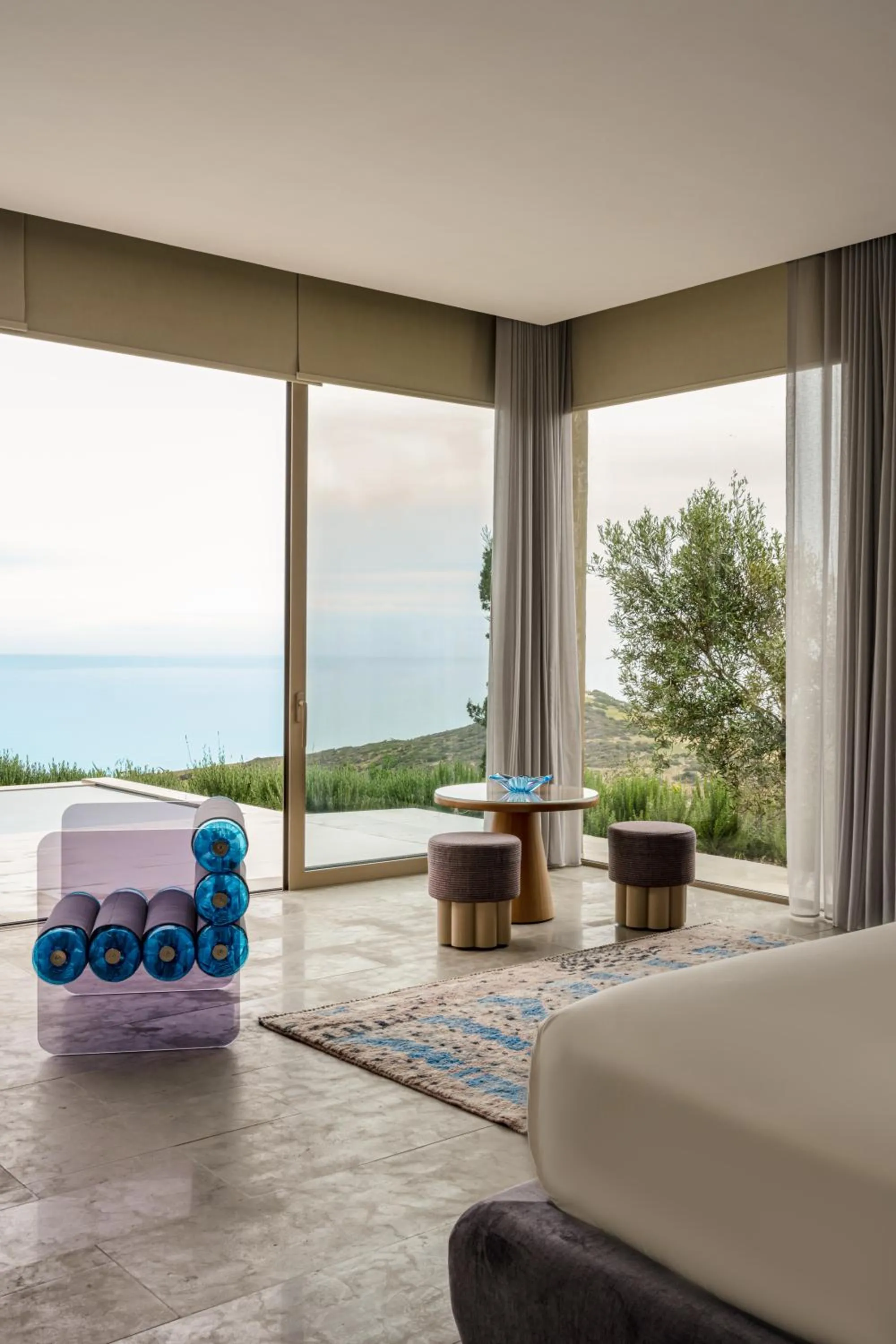 Balcony/Terrace, Bed in La Fiermontina Ocean