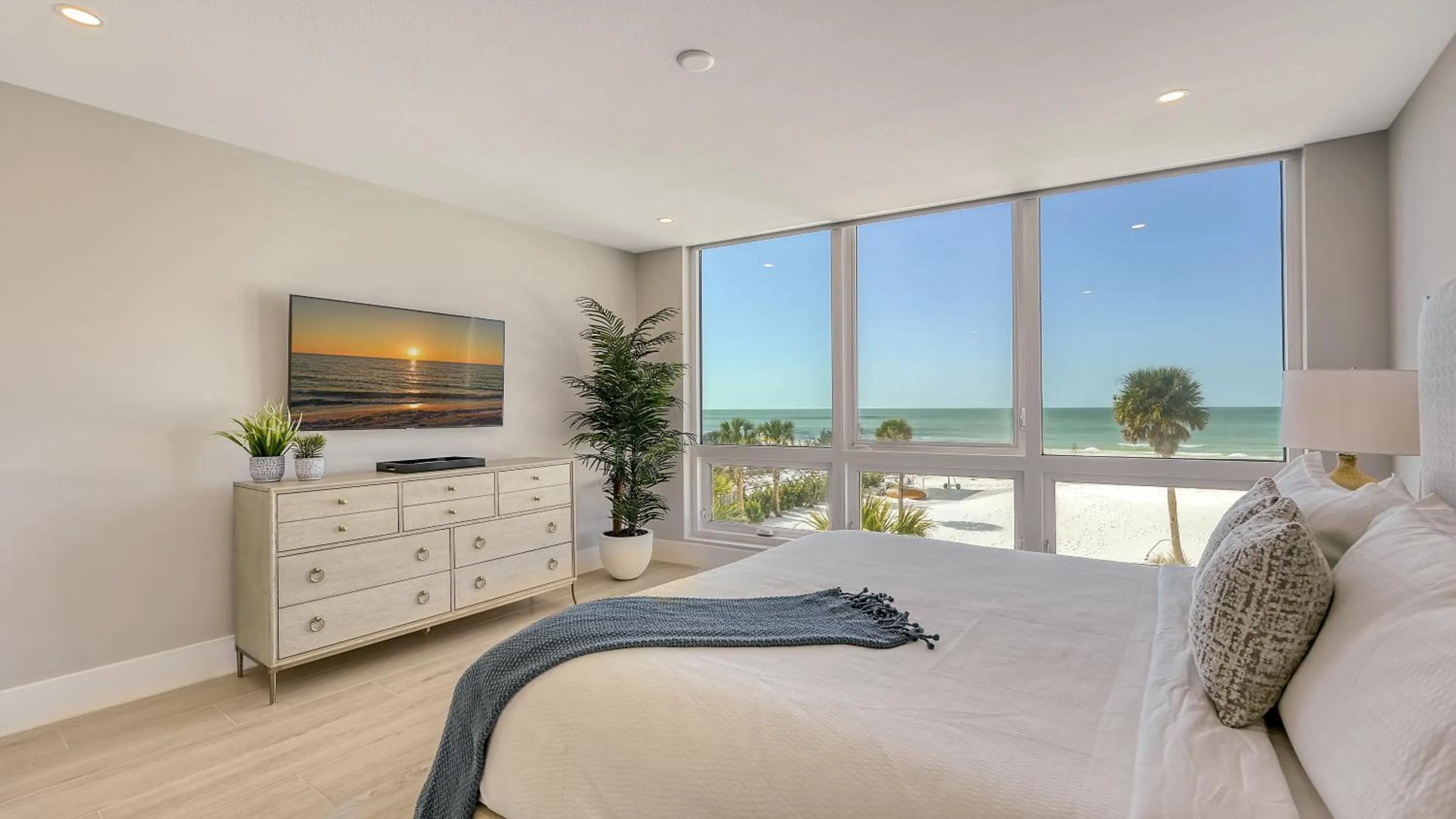 Bed in Ten35 Seaside Rentals